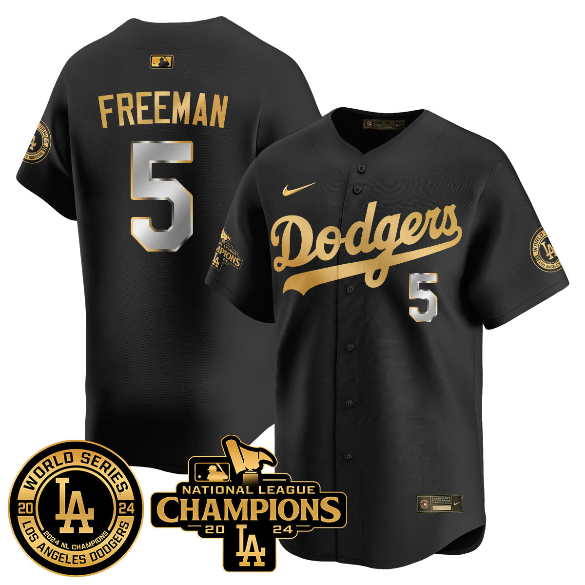 LAD World Series NL Champions Men Jersey - All Stitched