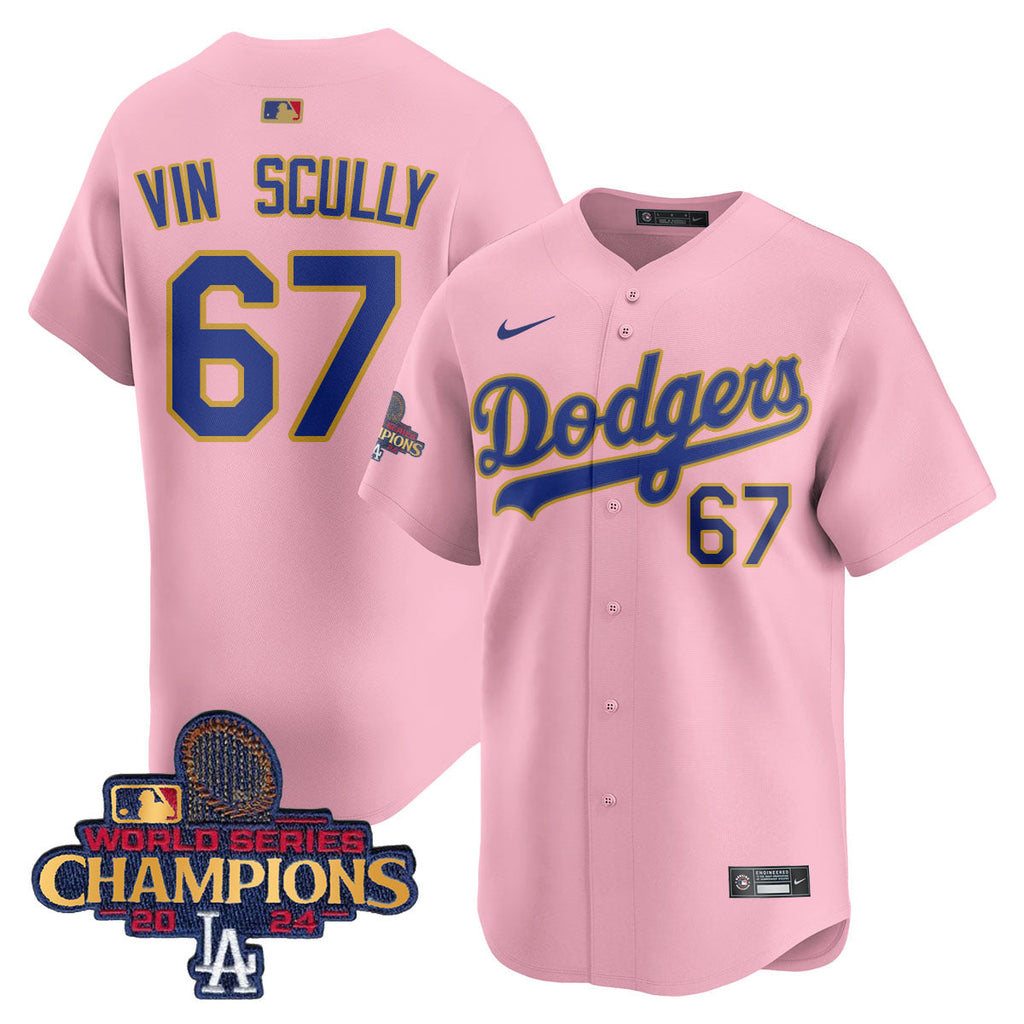 Dodgers 2025 Gold Vapor Premier Limited Jersey - Stitched