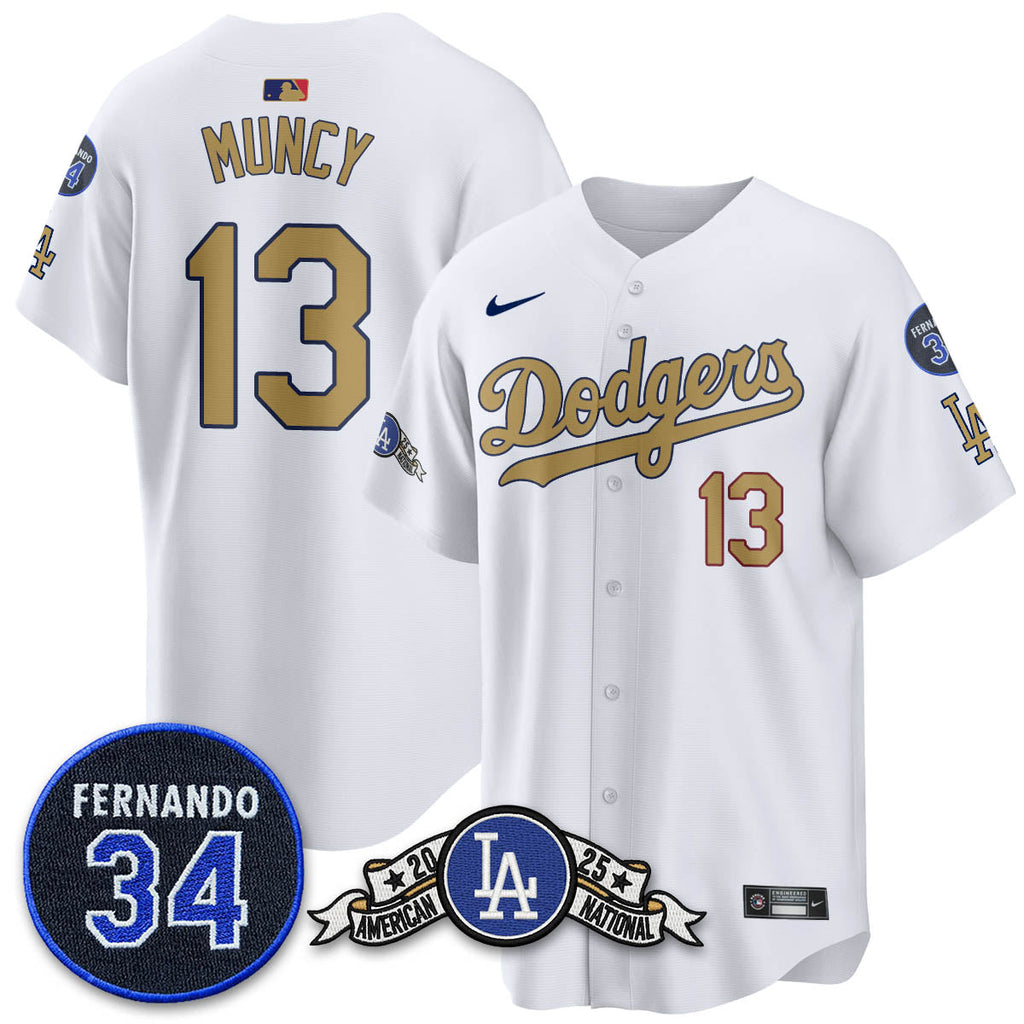 LAD 2025 National League Champions Men Jersey - All Stitched