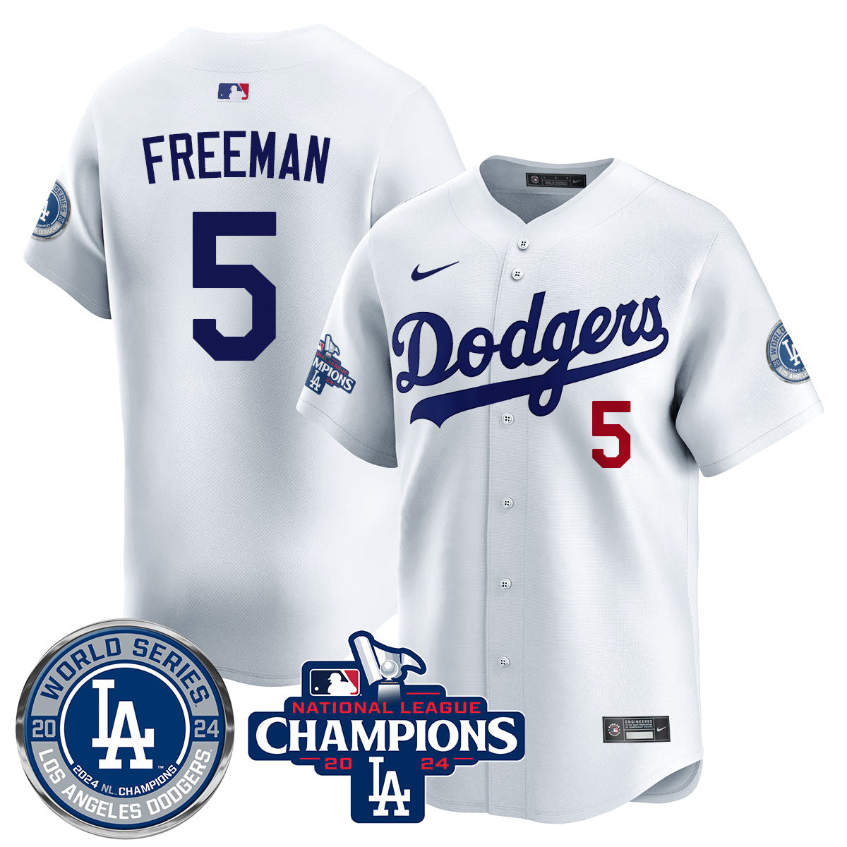 LAD World Series NL Champions Jersey - Stitched