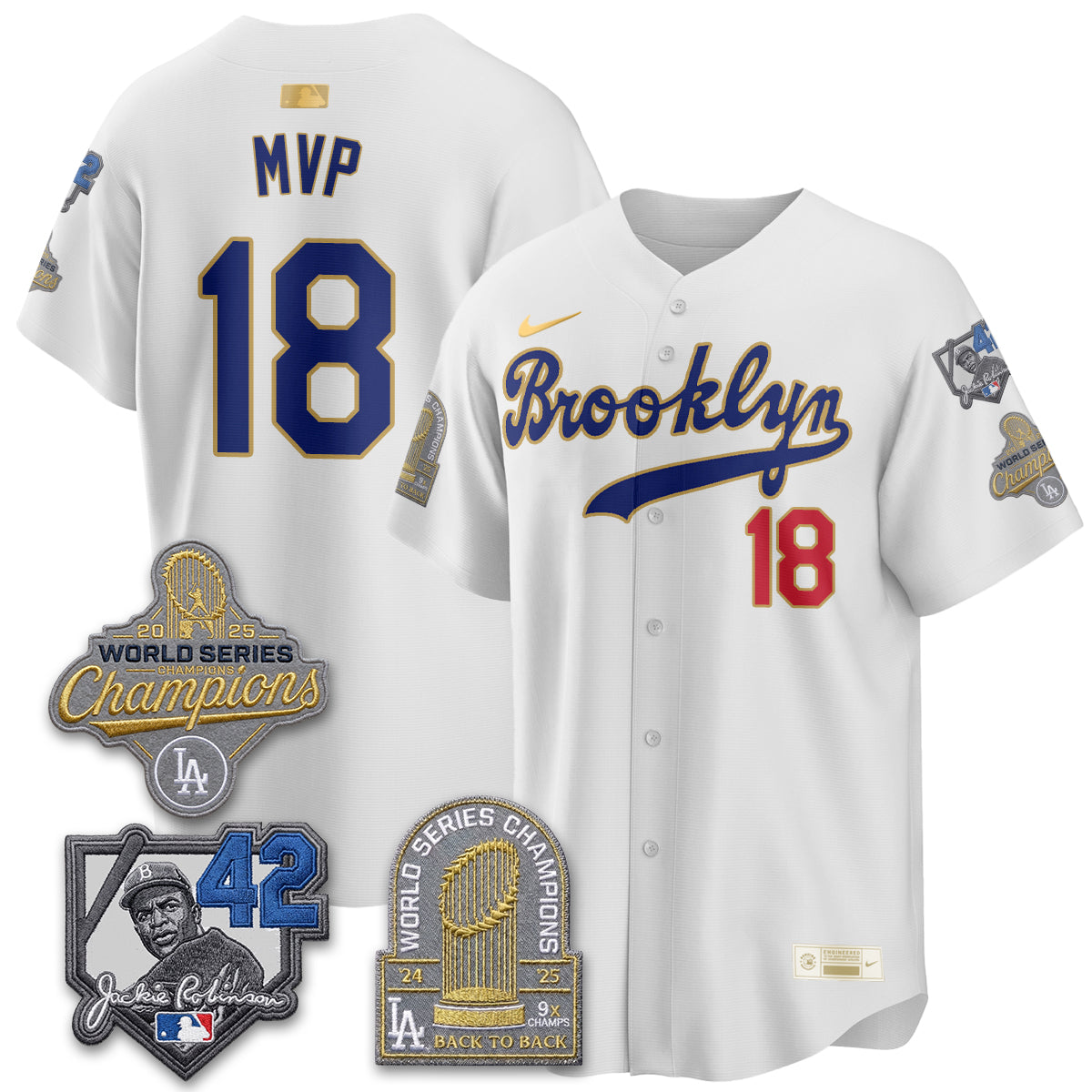 LAD 2026 Brooklyn Jackie Robinson Limited Jersey - All Stitched