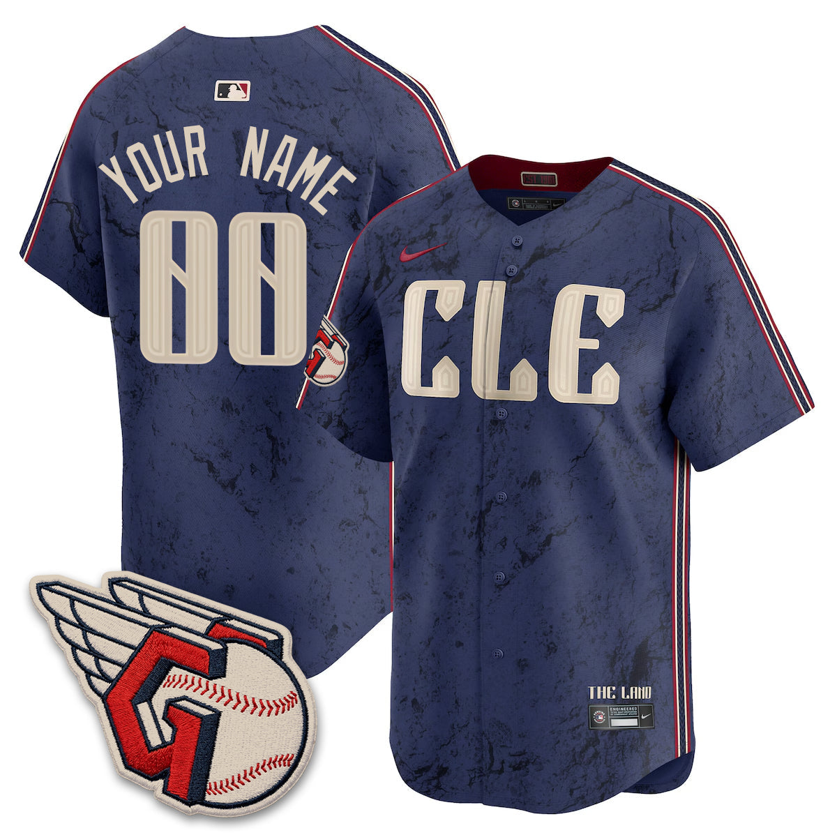 CLE 2026 Black Out Style Limited Vapor Custom Jersey - All Stitched