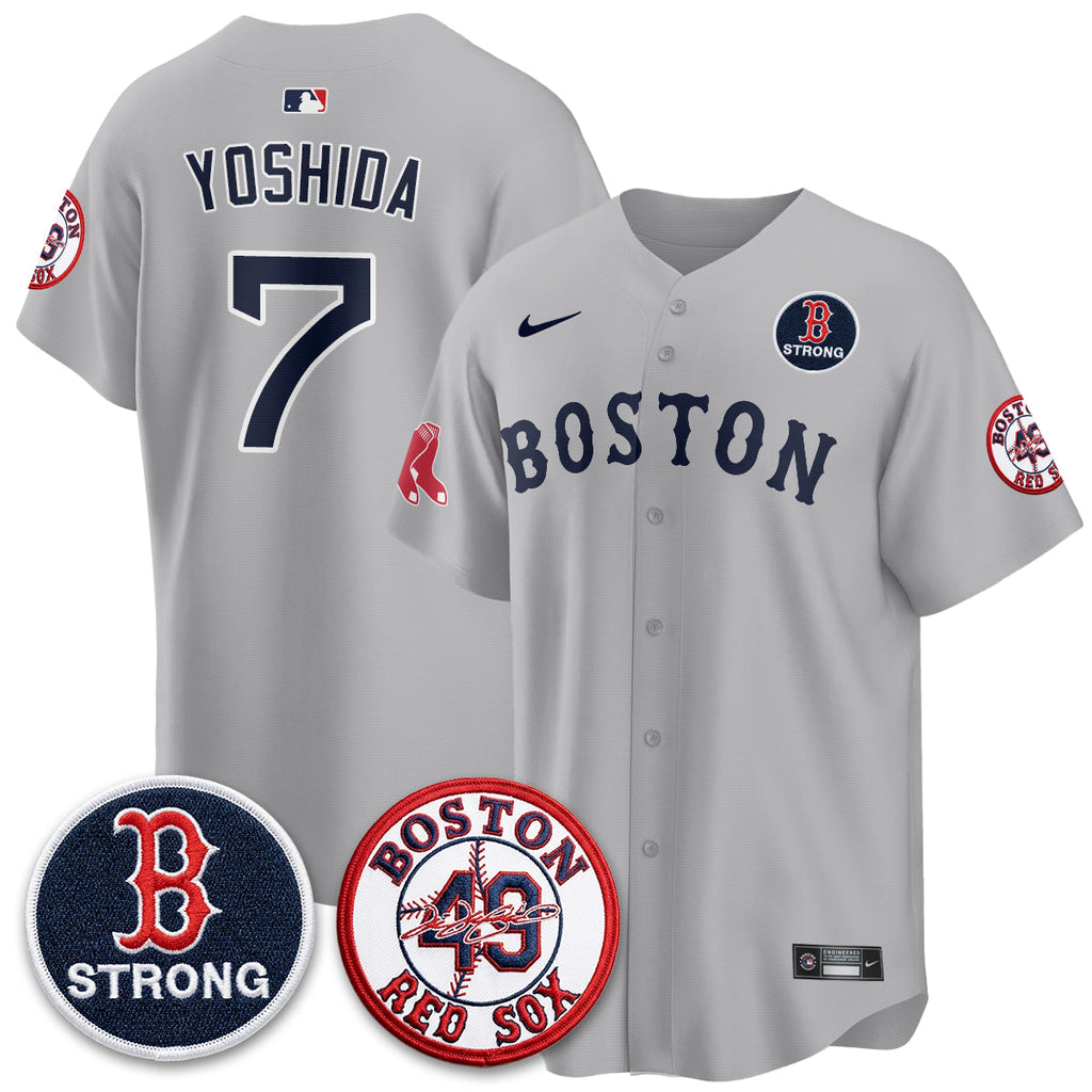 Boston Red Sox Tim Wakefield Memorial Patch Vaper Premier Limited Jersey - All Stitched V2