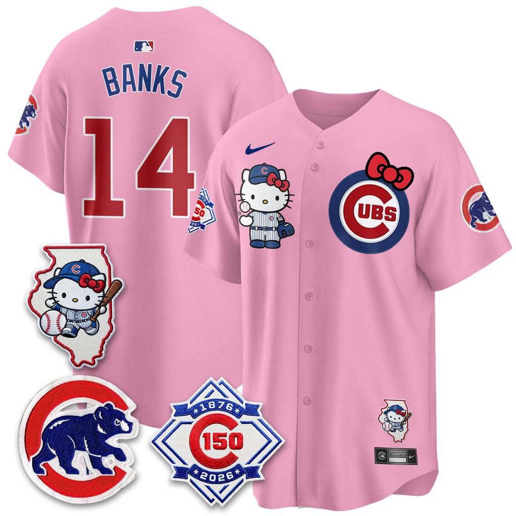 Chicago Cubs x Meow KT Vapor Premier Limited Jersey - All Stitched V2