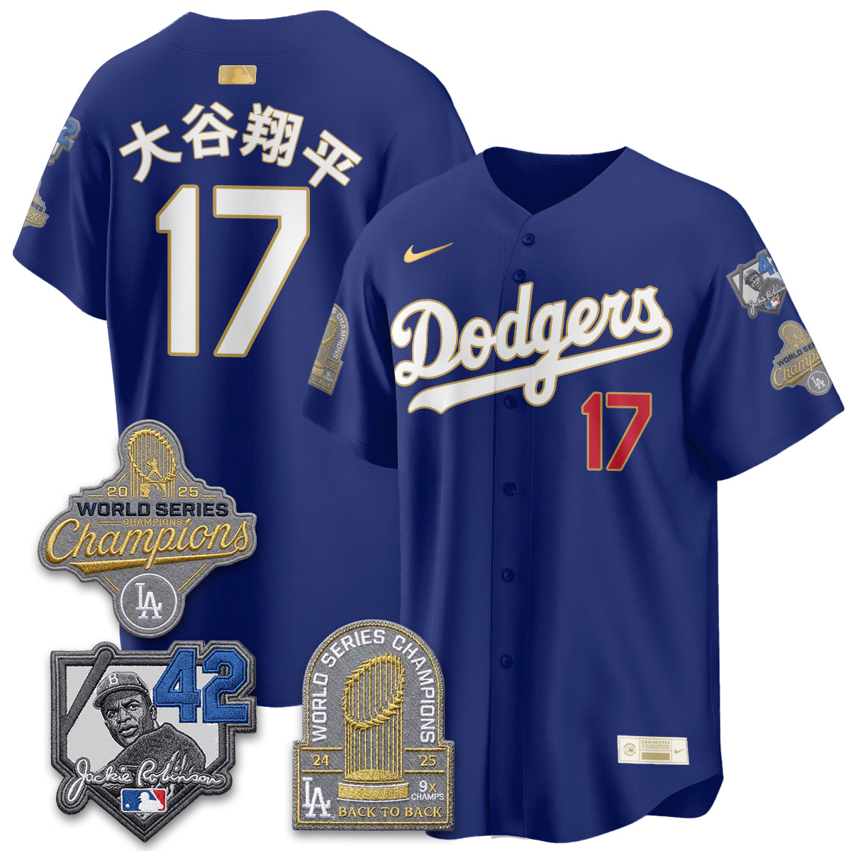 LAD 2026 Jackie Robinson New Era Vapor Limited Jersey - All Stitched
