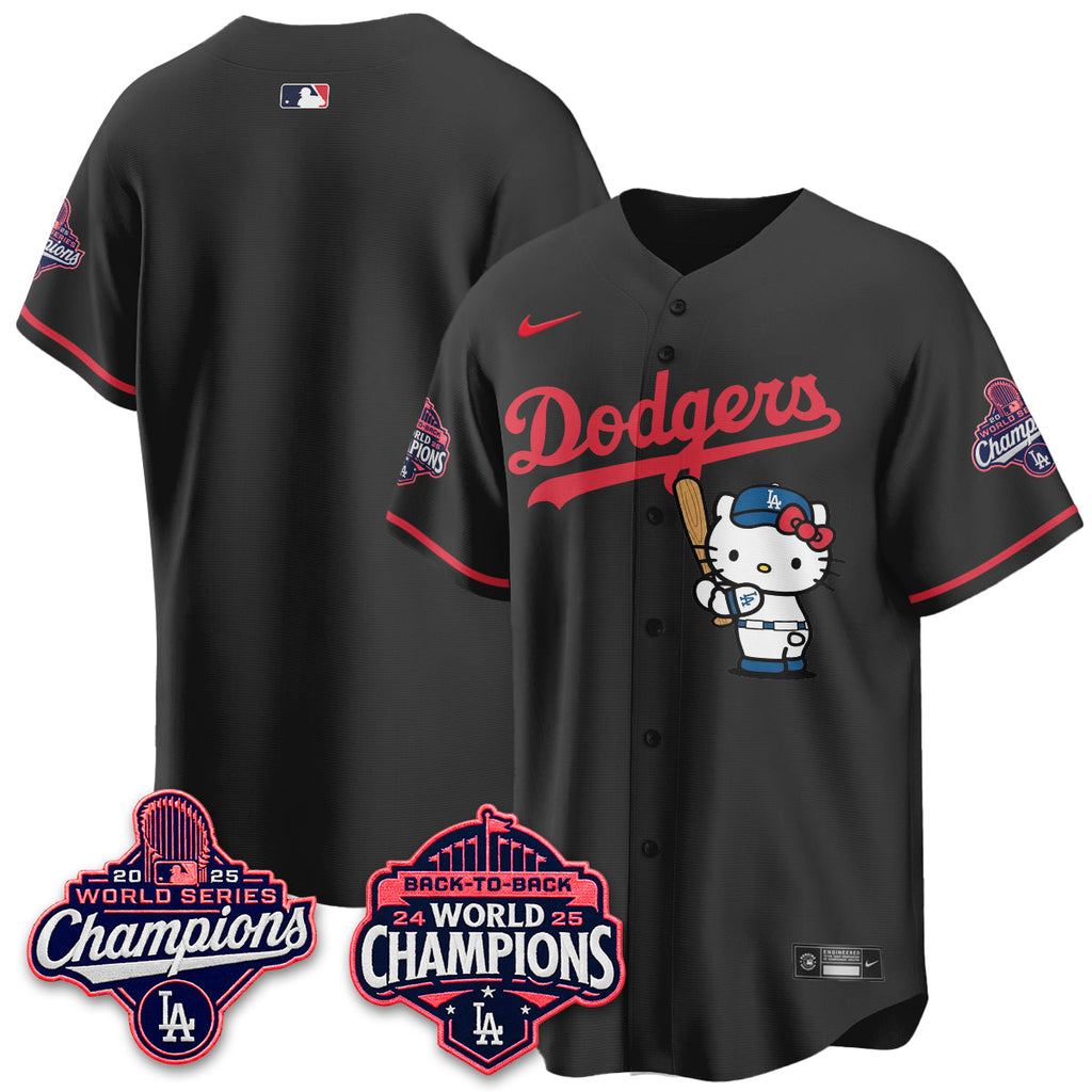 Los Angeles Dodgers x Hello Kitty Night 2026 Vapor Jersey - All Stitched