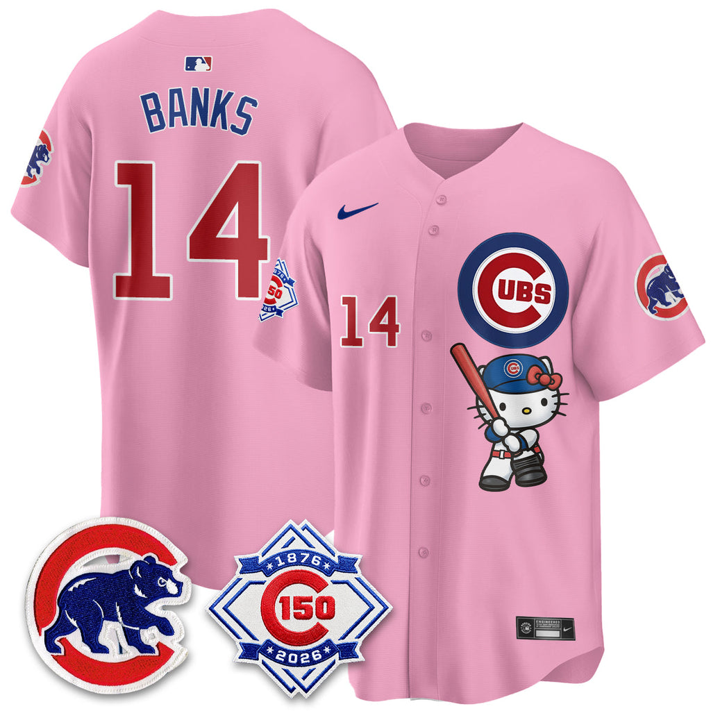 Chicago Cubs x Meow KT Vapor Premier Limited Jersey - All Stitched