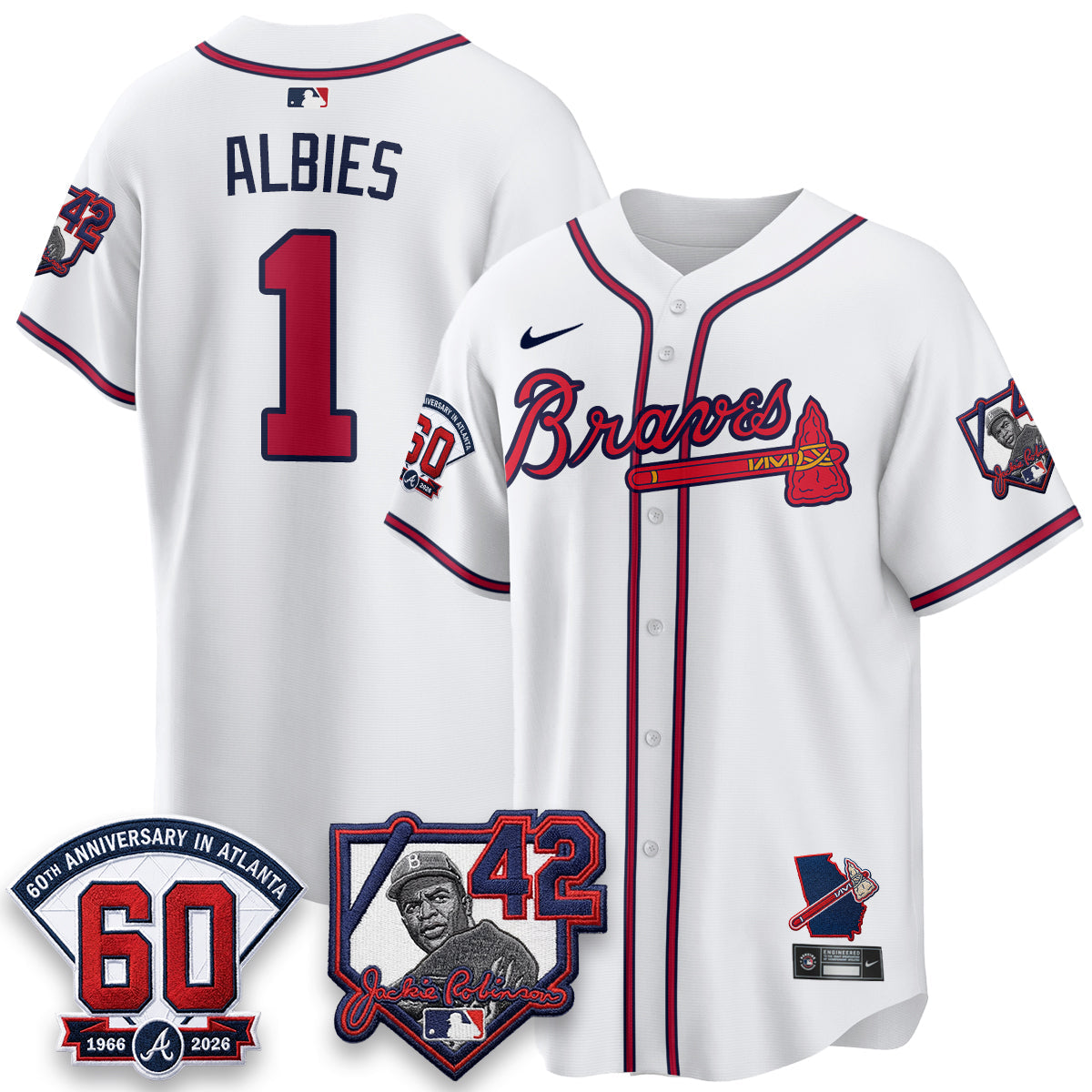 Atlanta Braves 2026 Jackie Robinson Day Vapor Limited Jersey - All Stitched