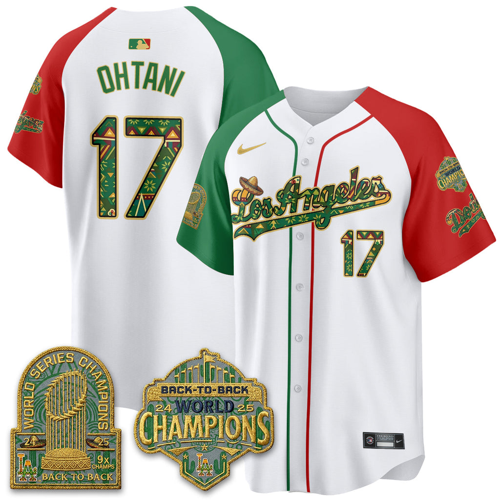 Los Angeles Dodgers x Mexican Heritage âLetâs Fiesta!â 2026 Limited Vapor Jersey - All Stitched