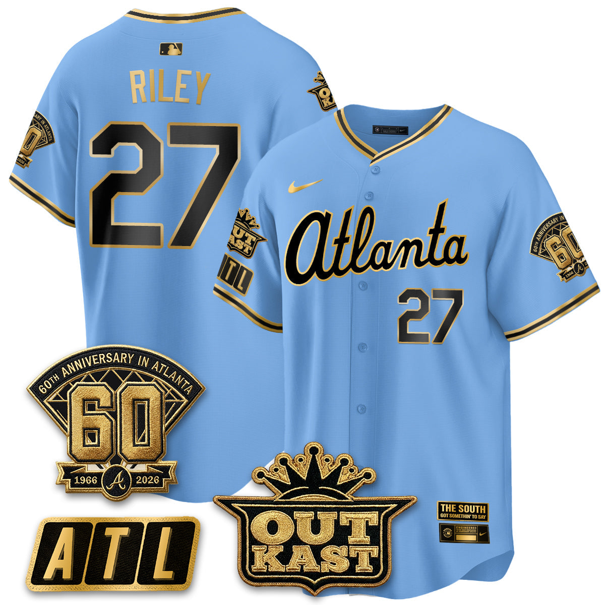 Atlanta Braves 2026 Gothic Edition Vapor Limited Jersey - All Stitched