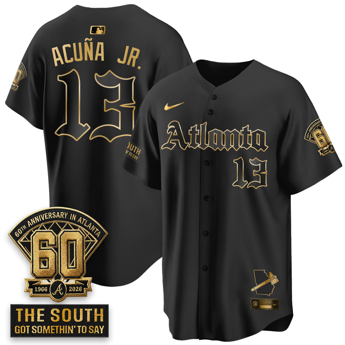 Atlanta Braves 2026 Gothic Edition Vapor Limited Jersey - All Stitched V2