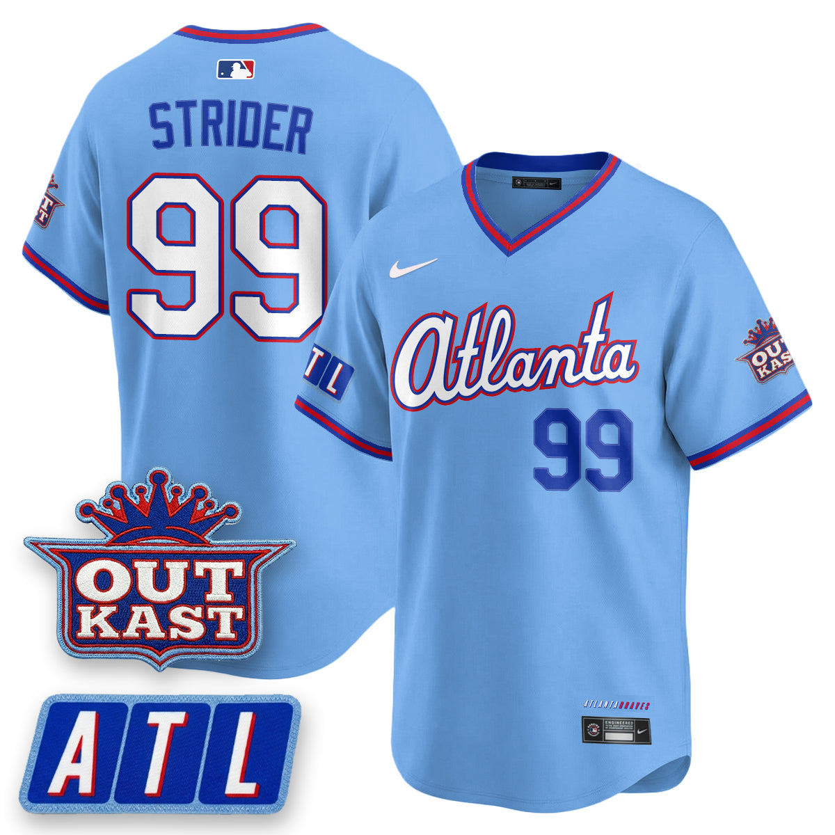 Atlanta Braves 2026 City Connect x Outkast Patch Vapor Limited Men Jersey - All Stitched