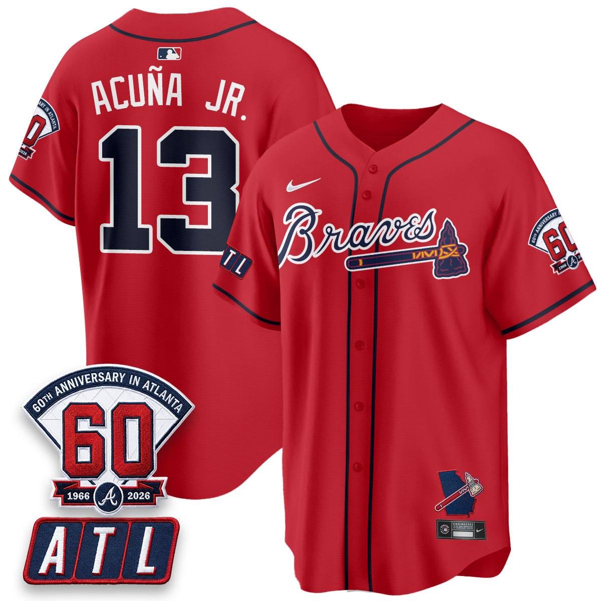 ATL 2026 60th Anniversary Vapor Limited Jersey - All Stitched