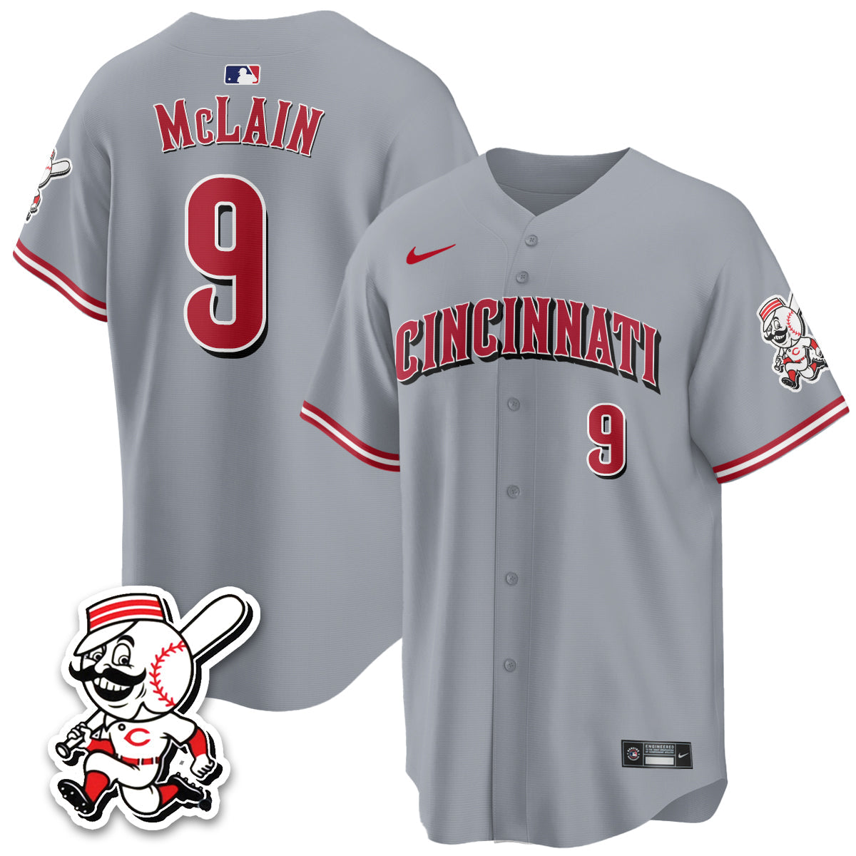 Cincinnati Reds 2026 City Connect Limited Vapor Jersey - All Stitched