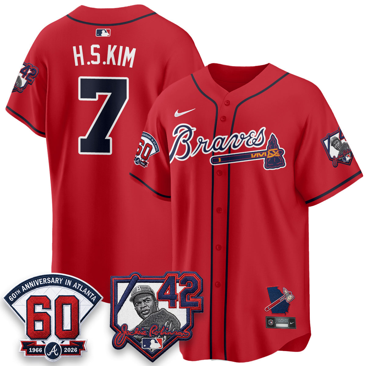 Atlanta Braves 2026 Jackie Robinson Day Vapor Limited Jersey - All Stitched