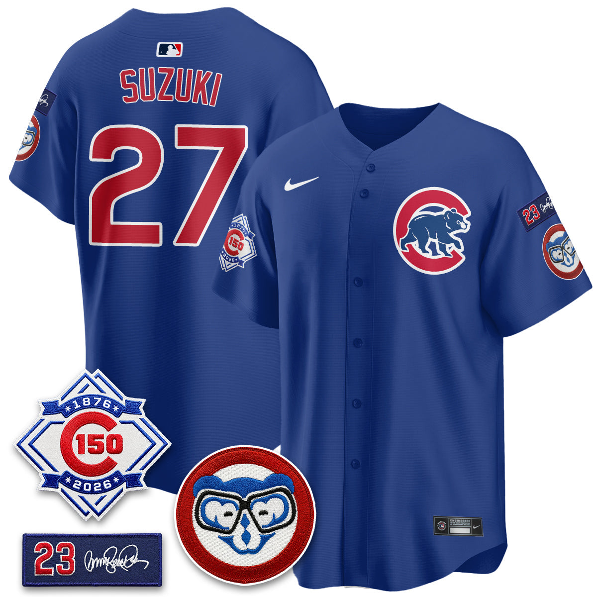 Chicago Cubs 150th Anniversary Holy Cow Vapor Premier Limited Men Jersey - All Stitched