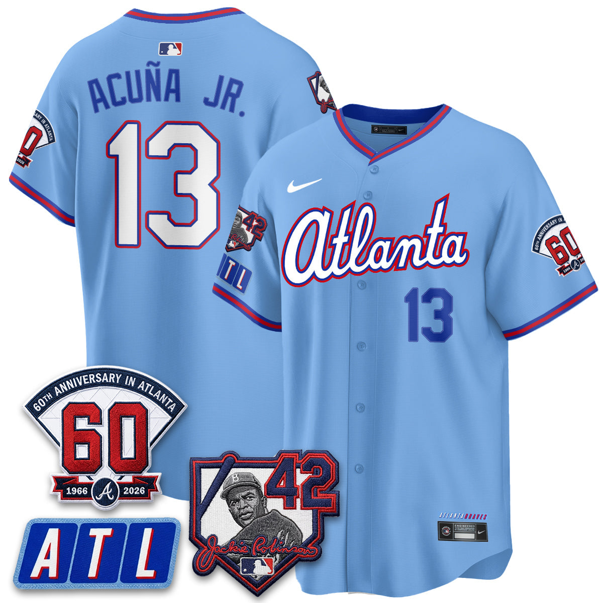 Atlanta Braves 2026 Jackie Robinson Day Vapor Limited Jersey - All Stitched