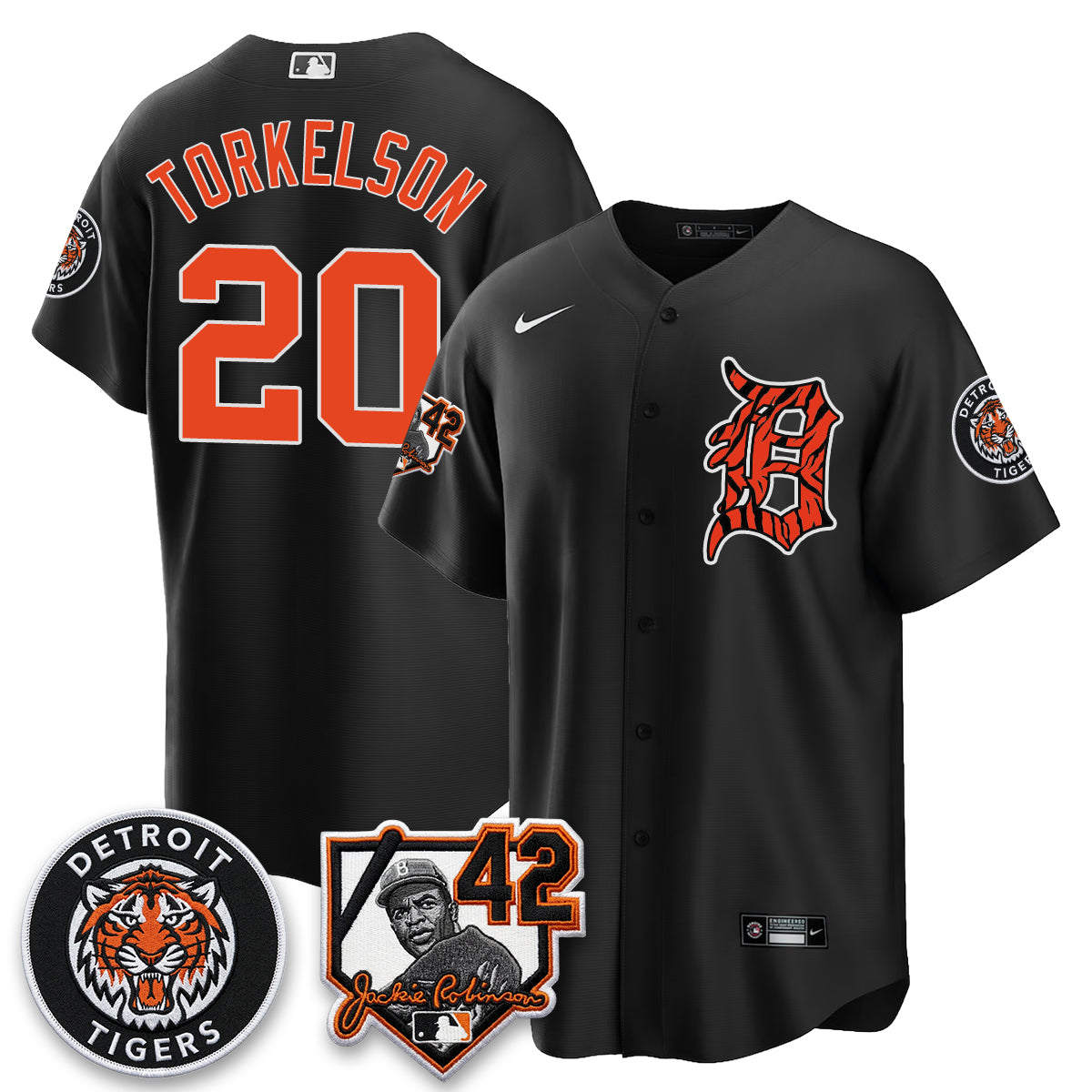 Detroit Tigers 2026 Jackie Robinson Day Vapor Limited Jersey - All Stitched