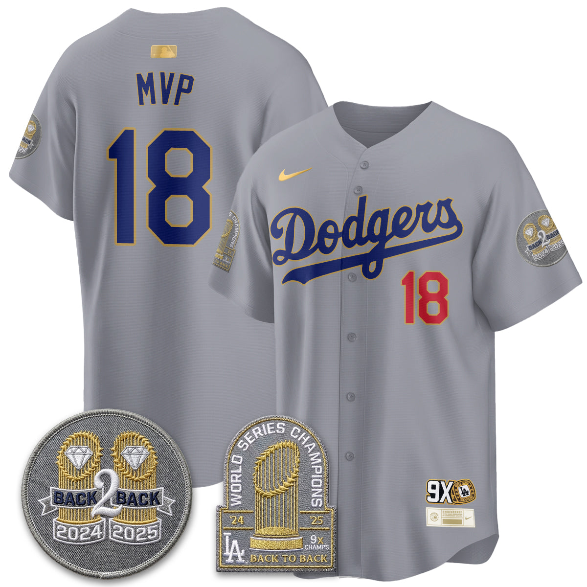 LAD Vapor Limited Jersey - Back to Back Champion - All Stitched