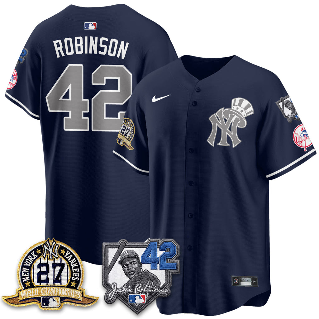 New York Yankees 2026 Jackie Robinson Day Vapor Limited Gold Edition Jersey - All Stitched - V2