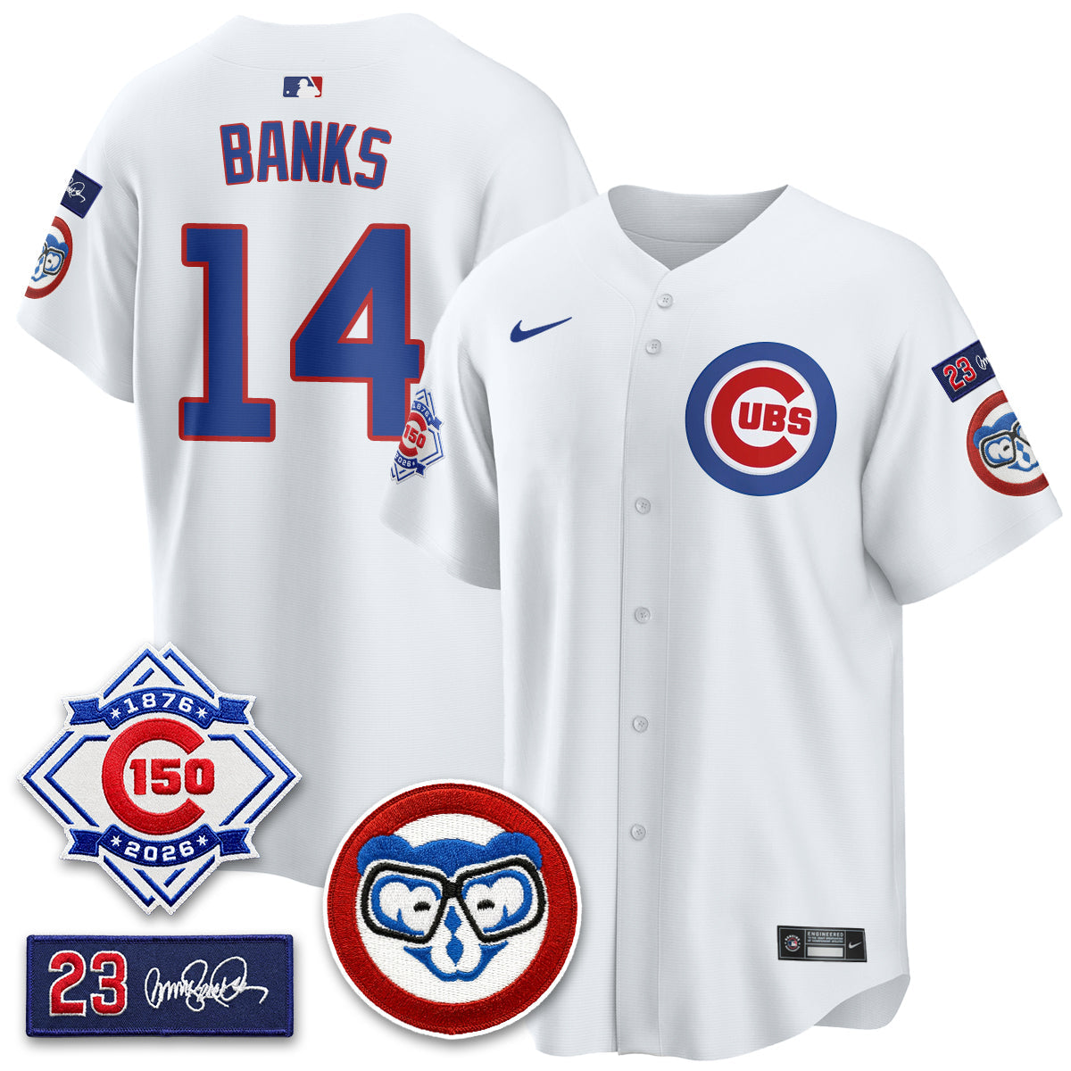 Chicago Cubs 150th Anniversary Holy Cow Vapor Premier Limited Jersey - All Stitched