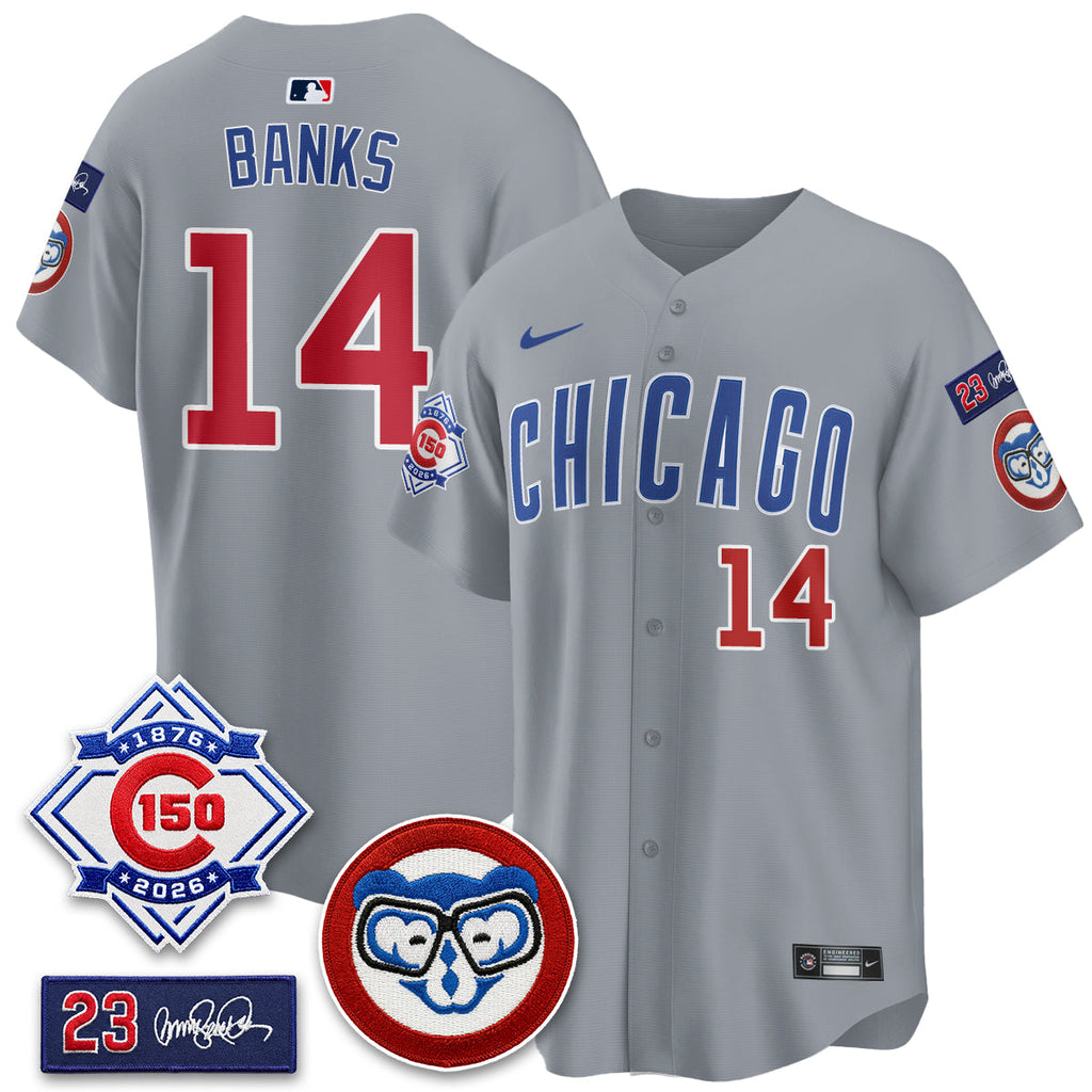 Chicago Cubs 150th Anniversary Holy Cow Vapor Premier Limited Jersey - All Stitched