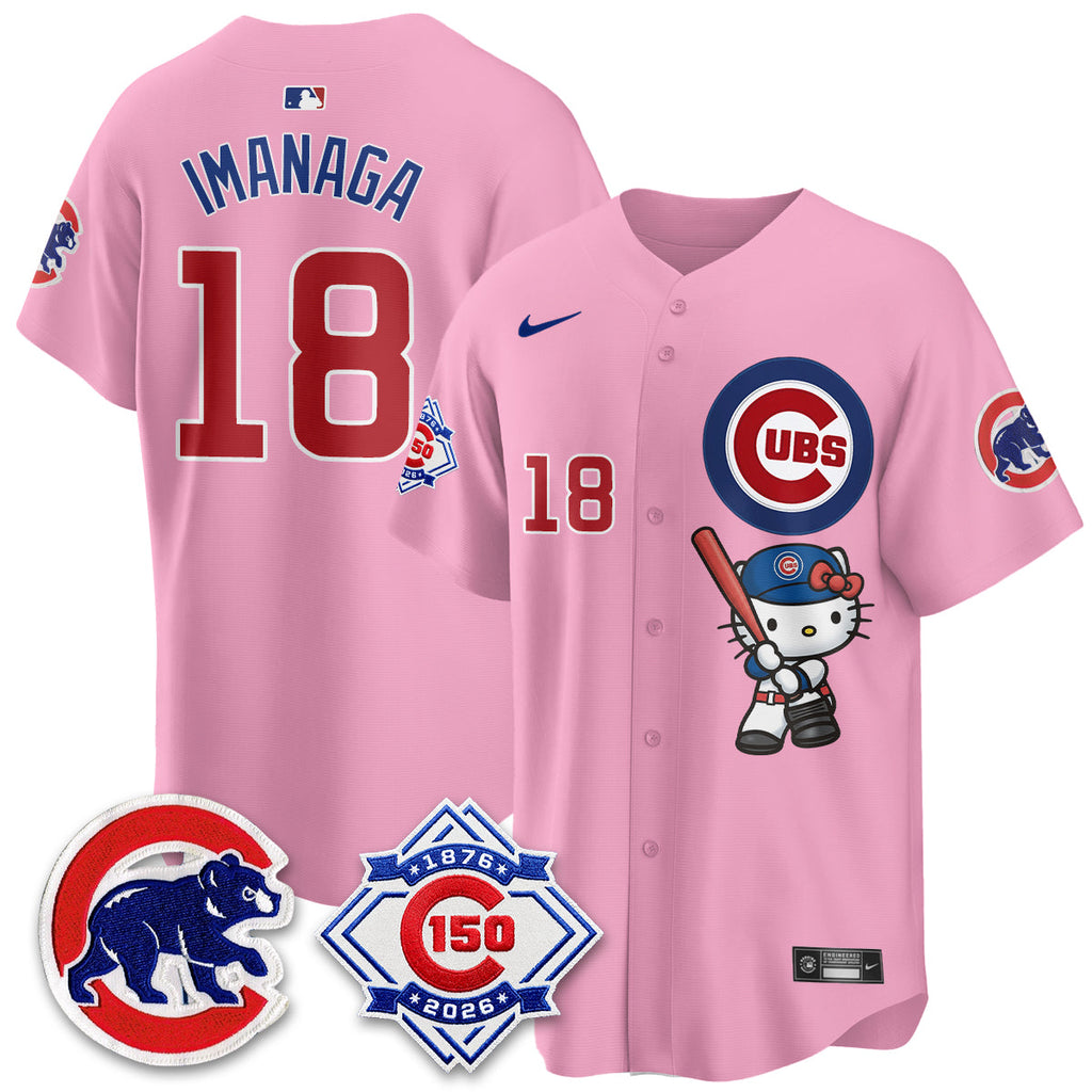 Chicago Cubs x Meow KT Vapor Premier Limited Jersey - All Stitched