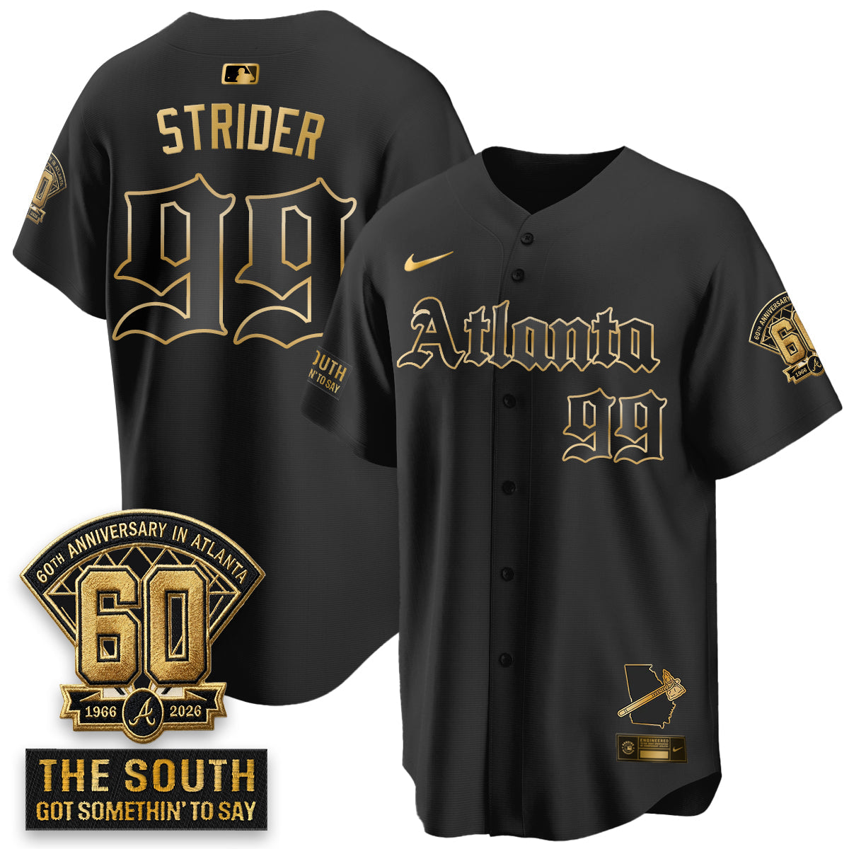 Atlanta Braves 2026 Gothic Edition Vapor Limited Jersey - All Stitched V2