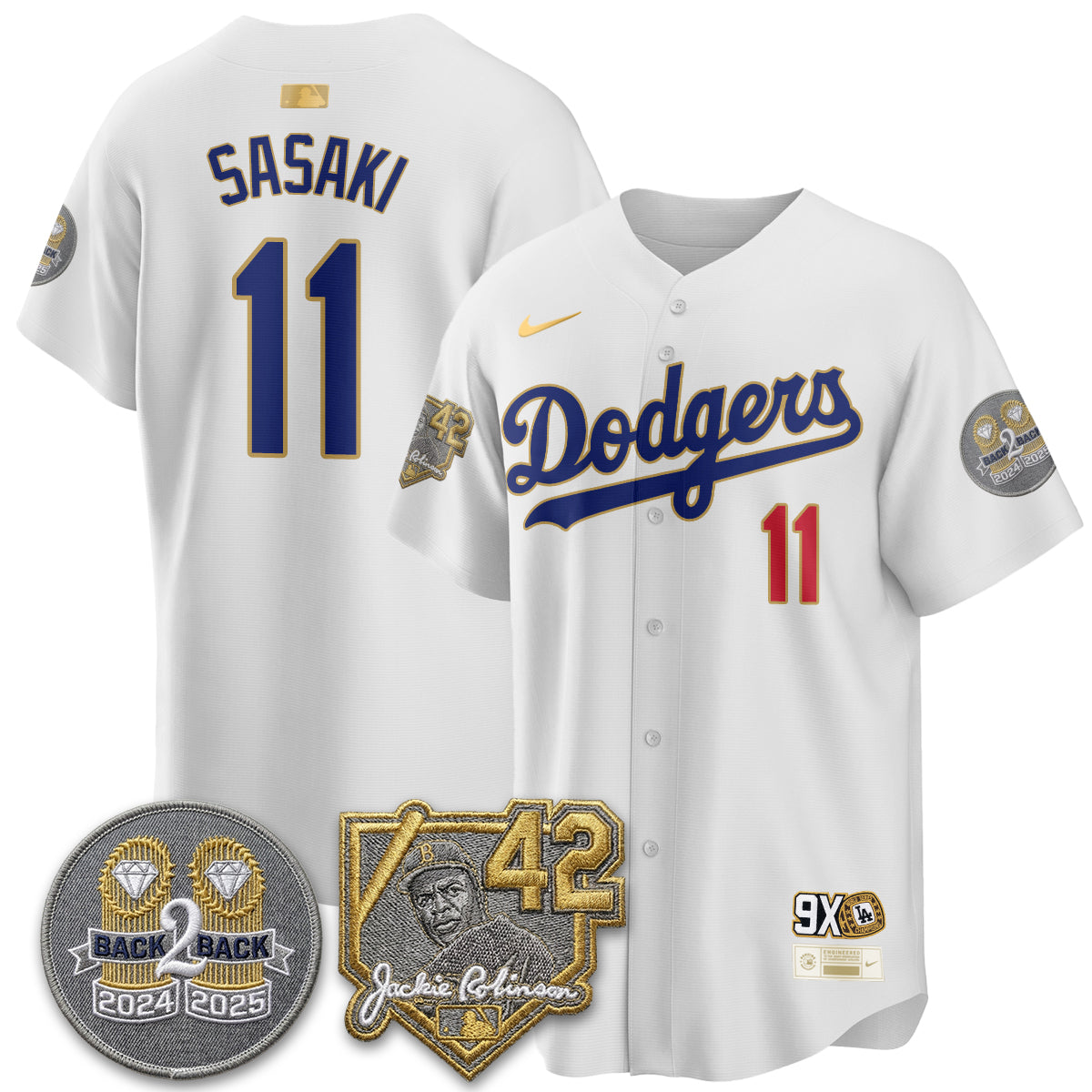 LAD -  2026 Jackie Robinson Day Vapor Limited Jersey - Stitched