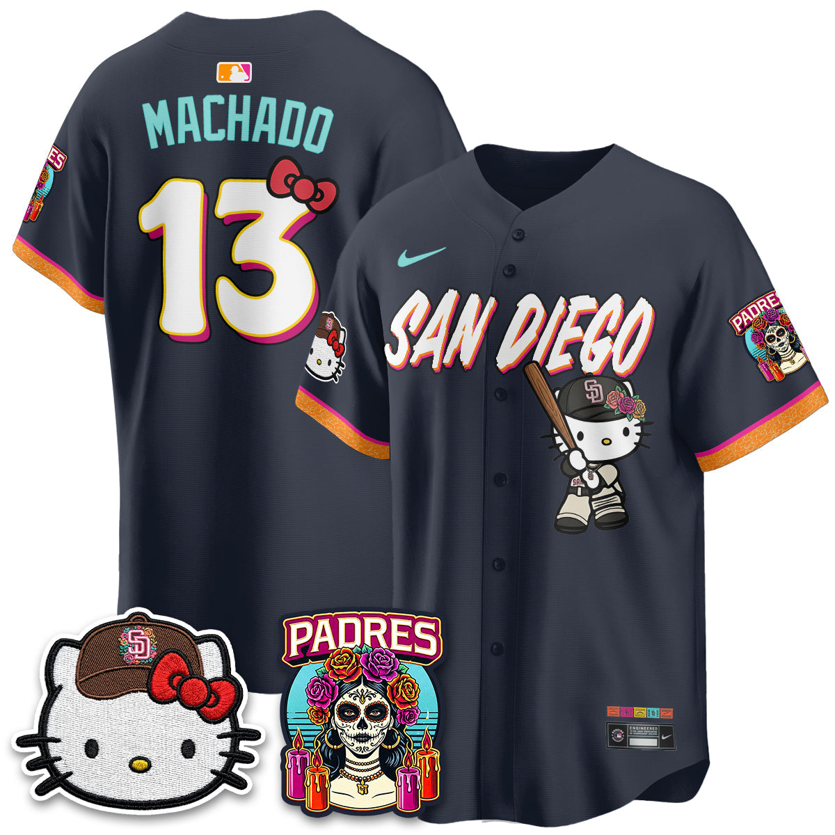 San Diego Padres 2026 City Connect x Meow KT Vapor Limited Jersey - All Stitched