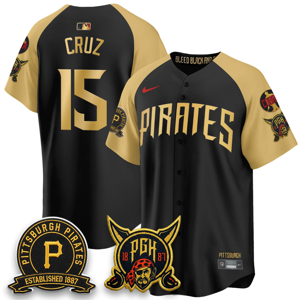 Pittsburgh Pirates 2026 City Connect Vapor Limited Jersey - Cobra & Est 1887 Patch - All Stitched