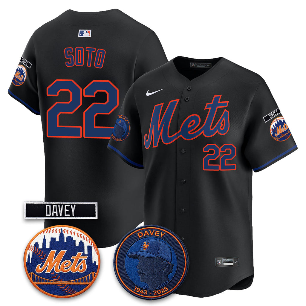 New York Mets 2026 Davey Johnson In Memoriam Vapor Limited Jersey - All Stitched