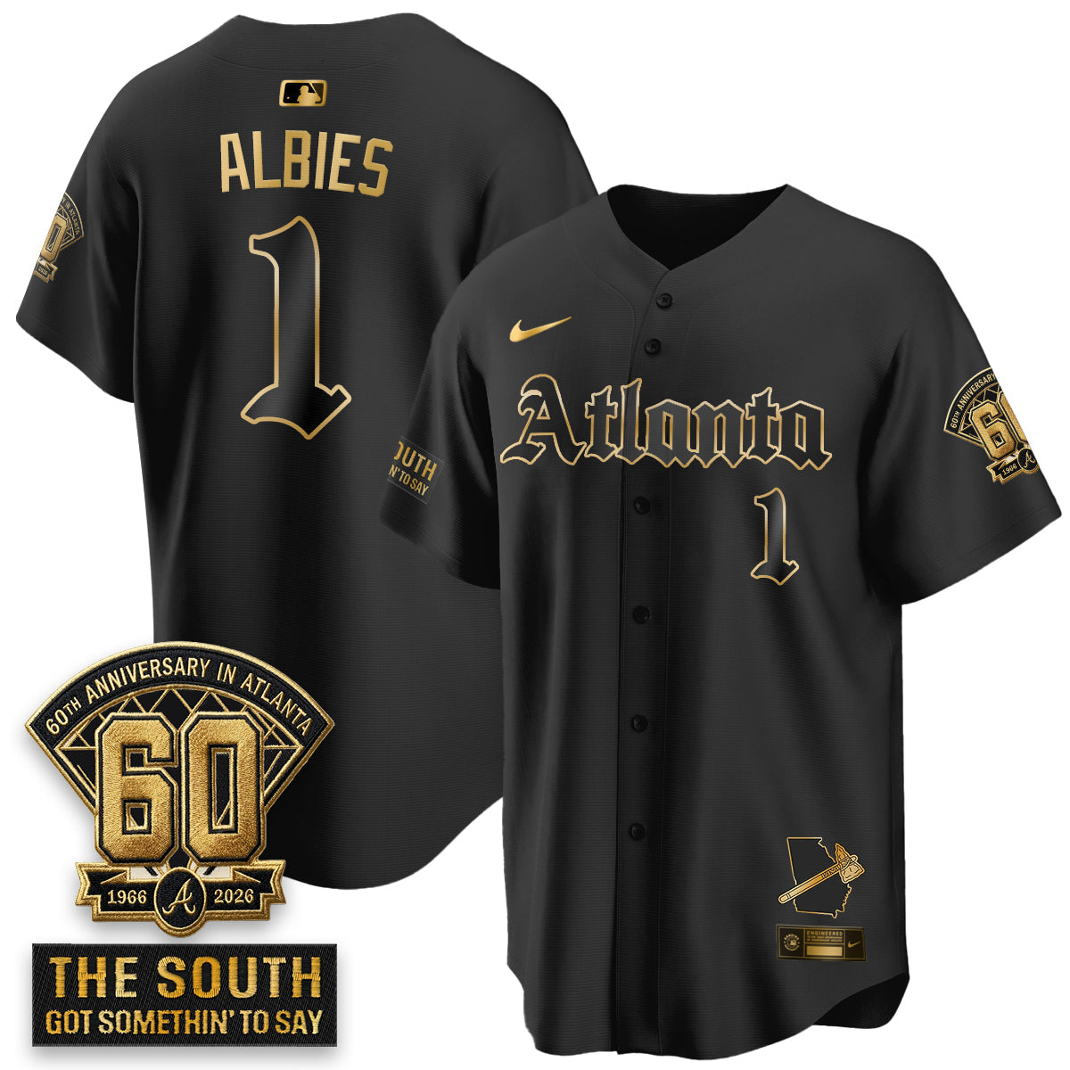 Atlanta Braves 2026 Gothic Edition Vapor Limited Jersey - All Stitched V2