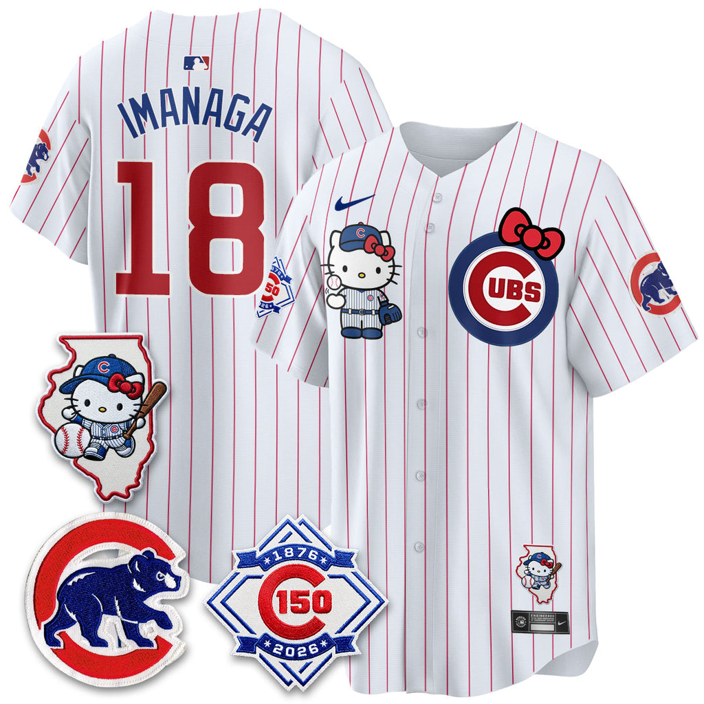 Chicago Cubs x Meow KT Vapor Premier Limited Jersey - All Stitched V2