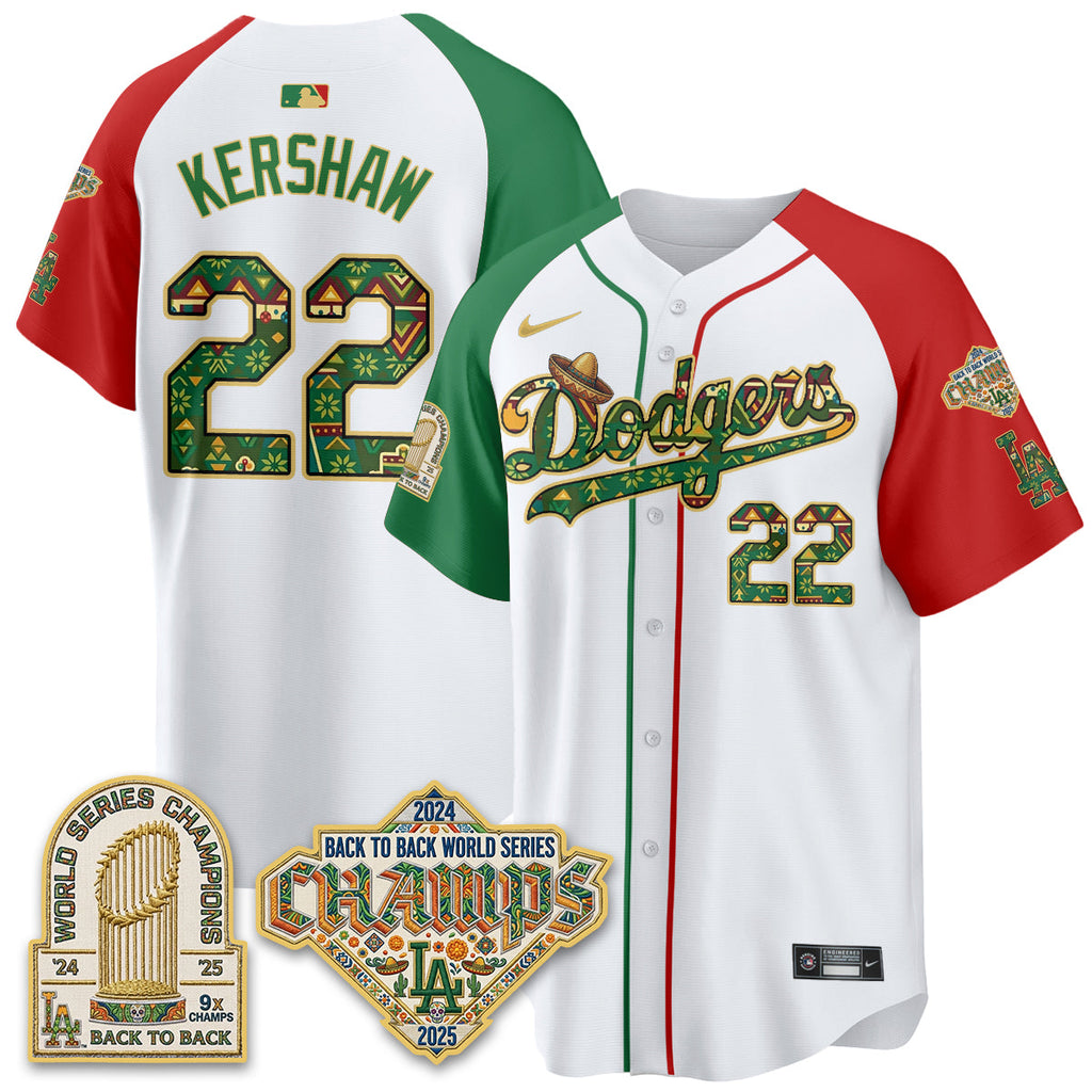 Los Angeles Dodgers x Mexican Heritage 2026 Limited Vapor Jersey - All Stitched
