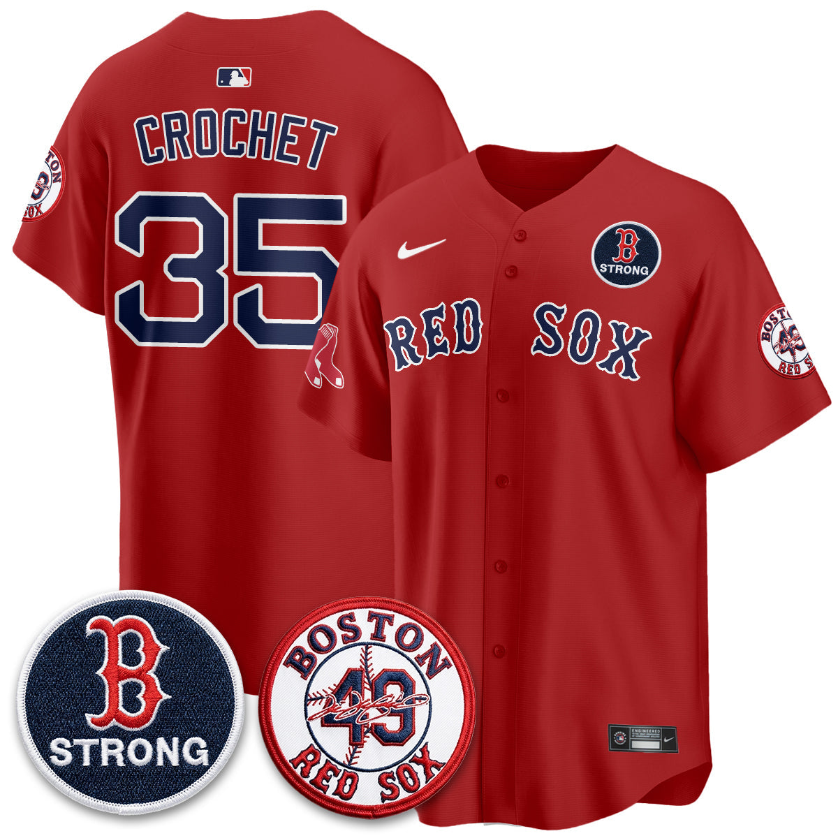 Boston Red Sox Tim Wakefield Memorial Patch Vaper Premier Limited Jersey - All Stitched V2