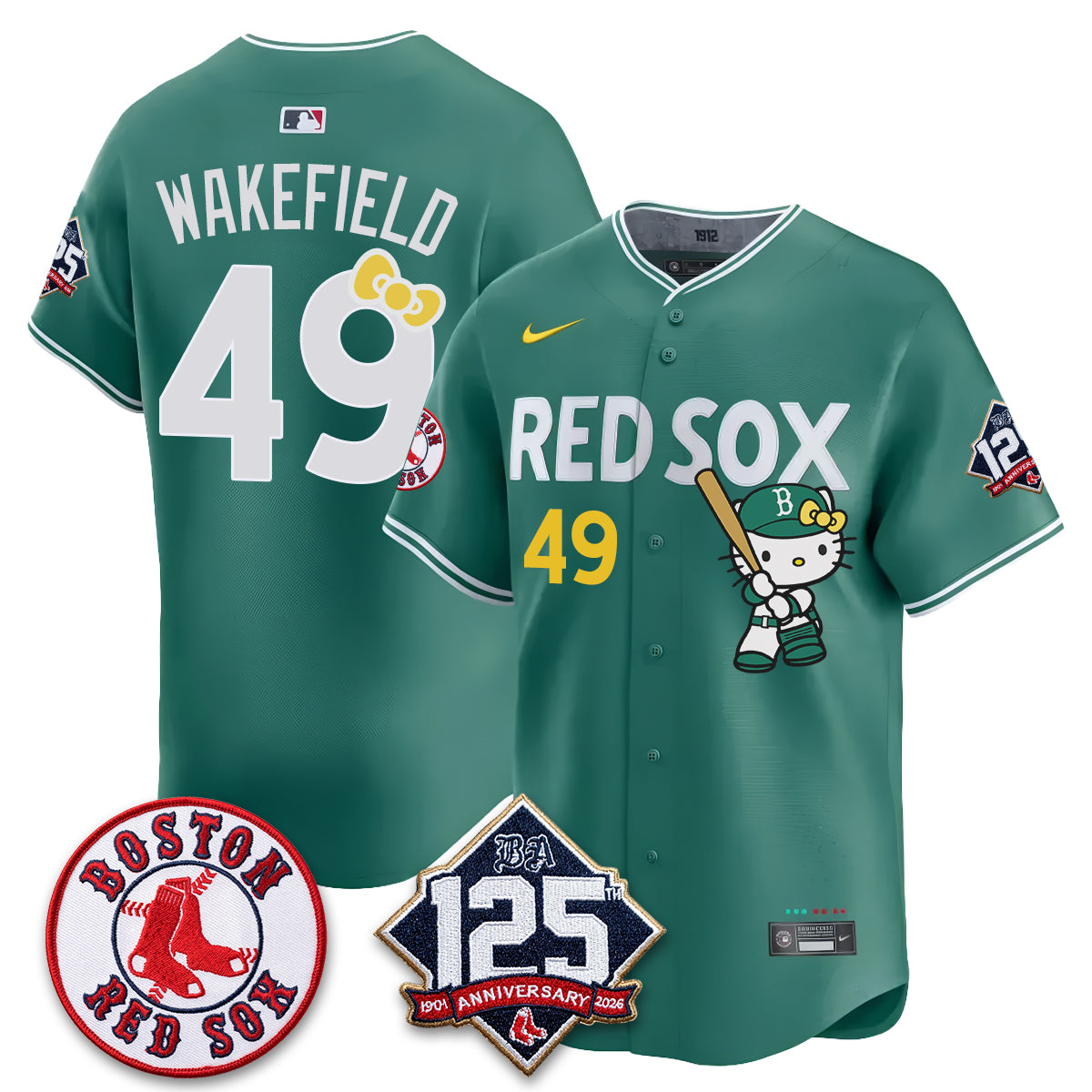 BOS x Meow KT Vapor Limited City Connect Jersey - Stitched