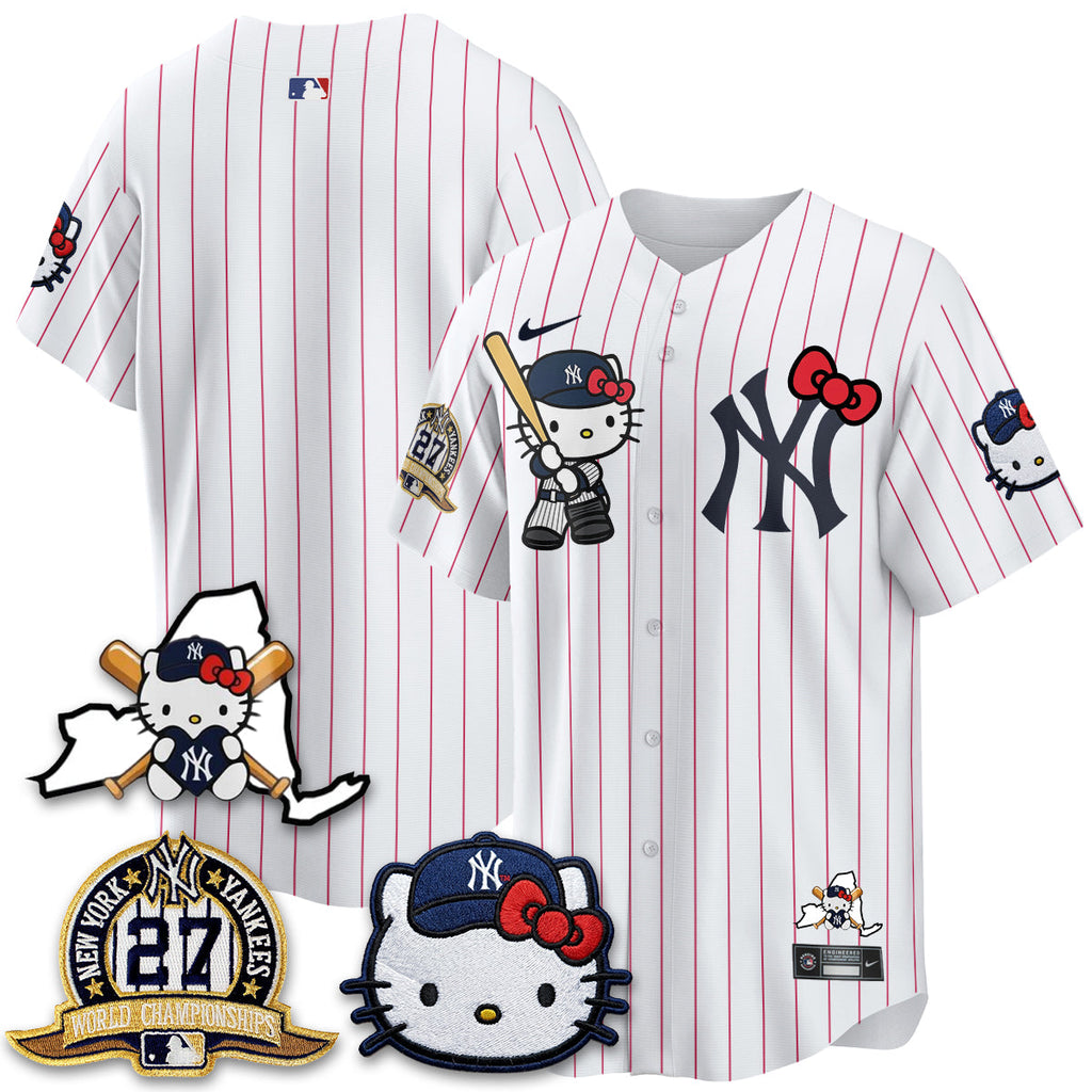 New York Yankees Meow KT 2026 Vapor Limited Jersey - All Stitched