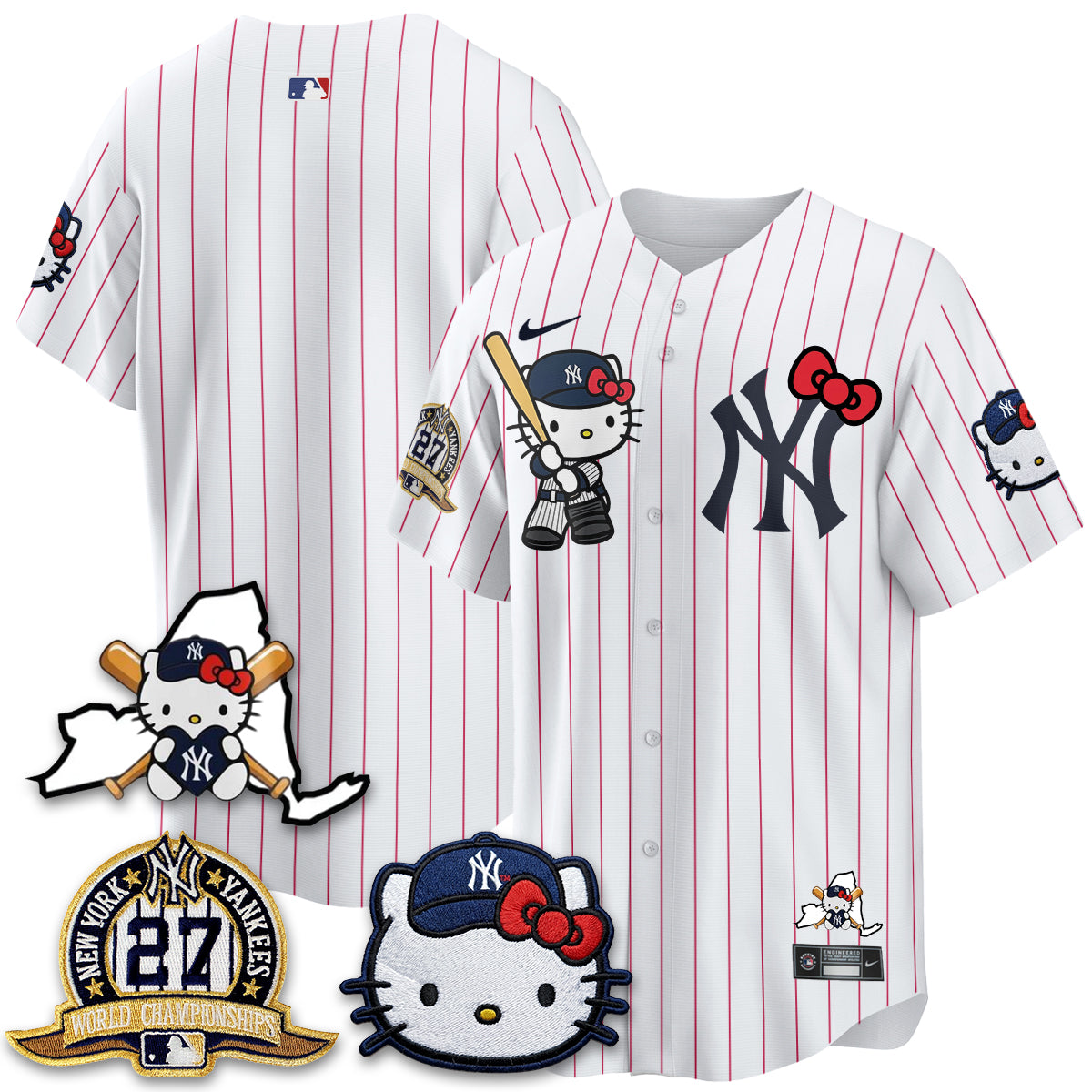 New York Yankees Meow KT 2026 Vapor Limited Jersey - All Stitched