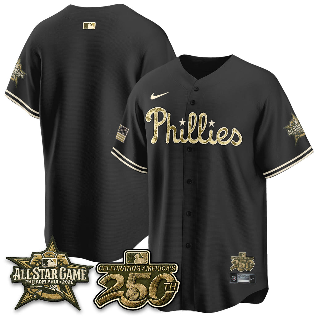 Philadelphia Phillies  2026 Armed Forces Day Jersey V3 - All Stitched