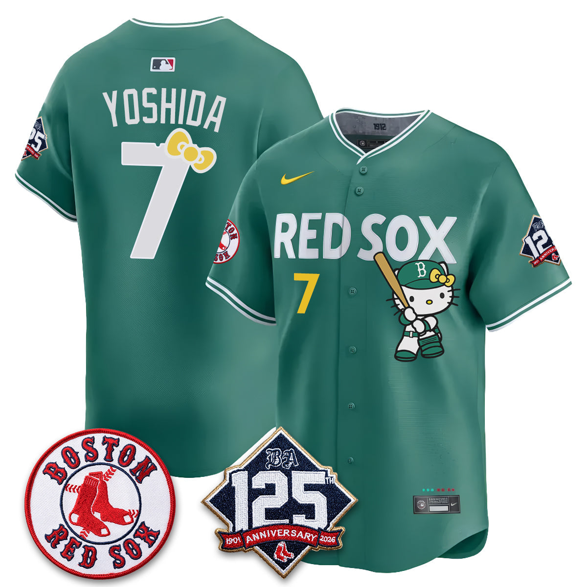 BOS x Meow KT Vapor Limited City Connect Jersey - Stitched