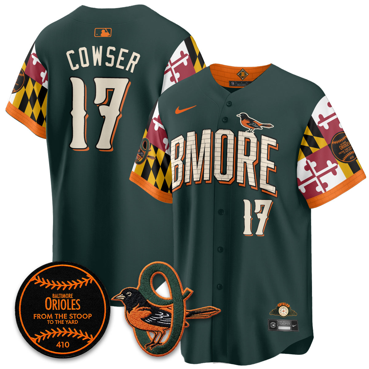Baltimore Orioles x Maryland State Flag 2026 Vapor Jersey - All Stitched