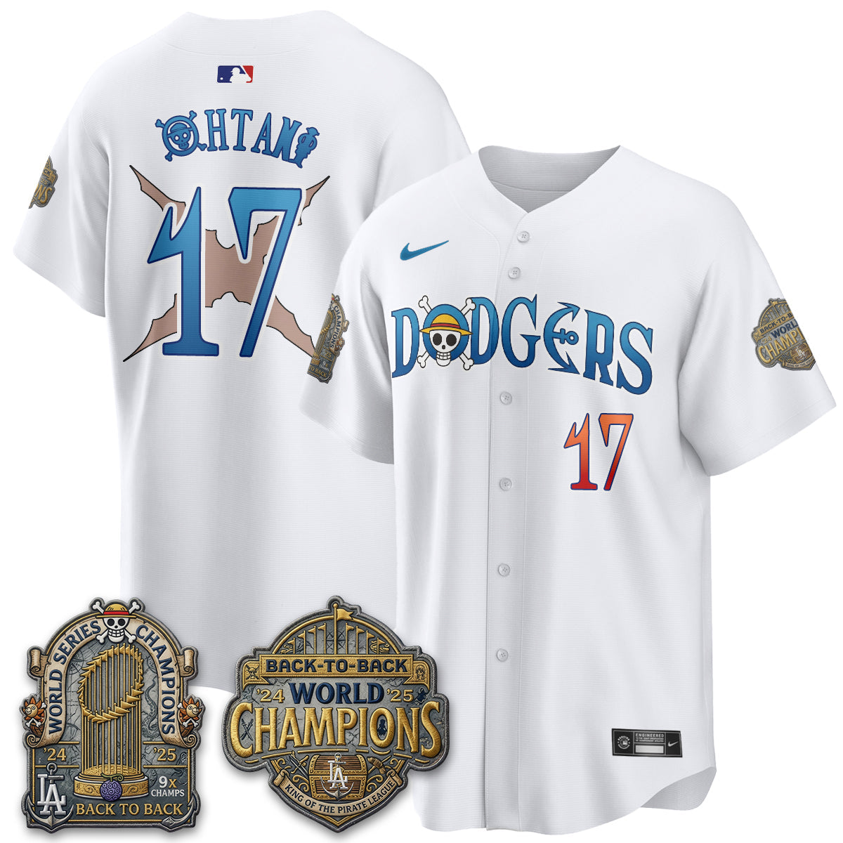 Los Angeles Dodgers Japanese Cartoon Vapor Limited Jersey - Stitched
