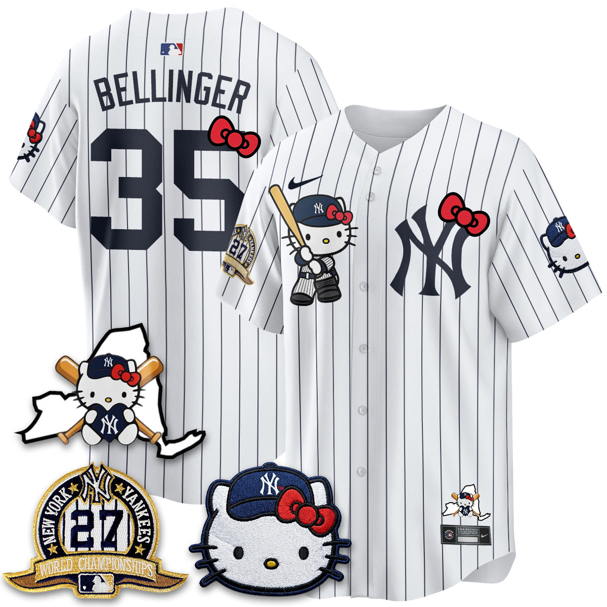 New York Yankees Meow KT 2026 Vapor Limited Jersey - All Stitched