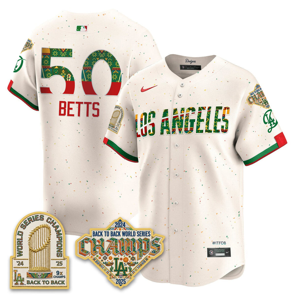 Los Angeles Dodgers x Mexican Heritage 2026 Limited Vapor Jersey - All Stitched