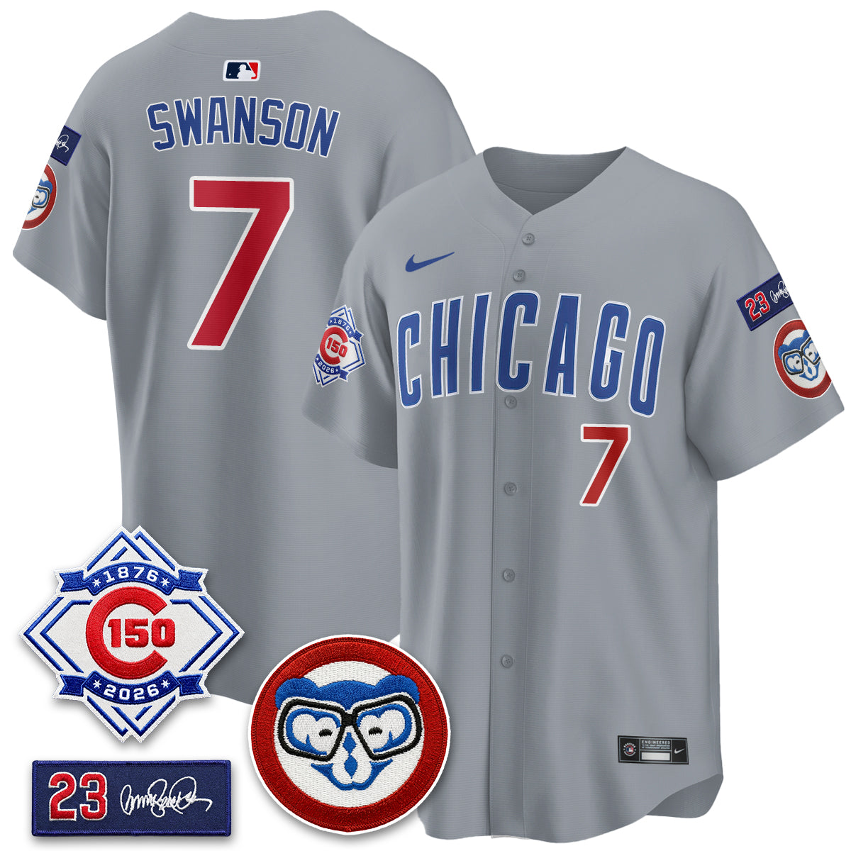 Chicago Cubs 150th Anniversary Holy Cow Vapor Premier Limited Jersey - All Stitched