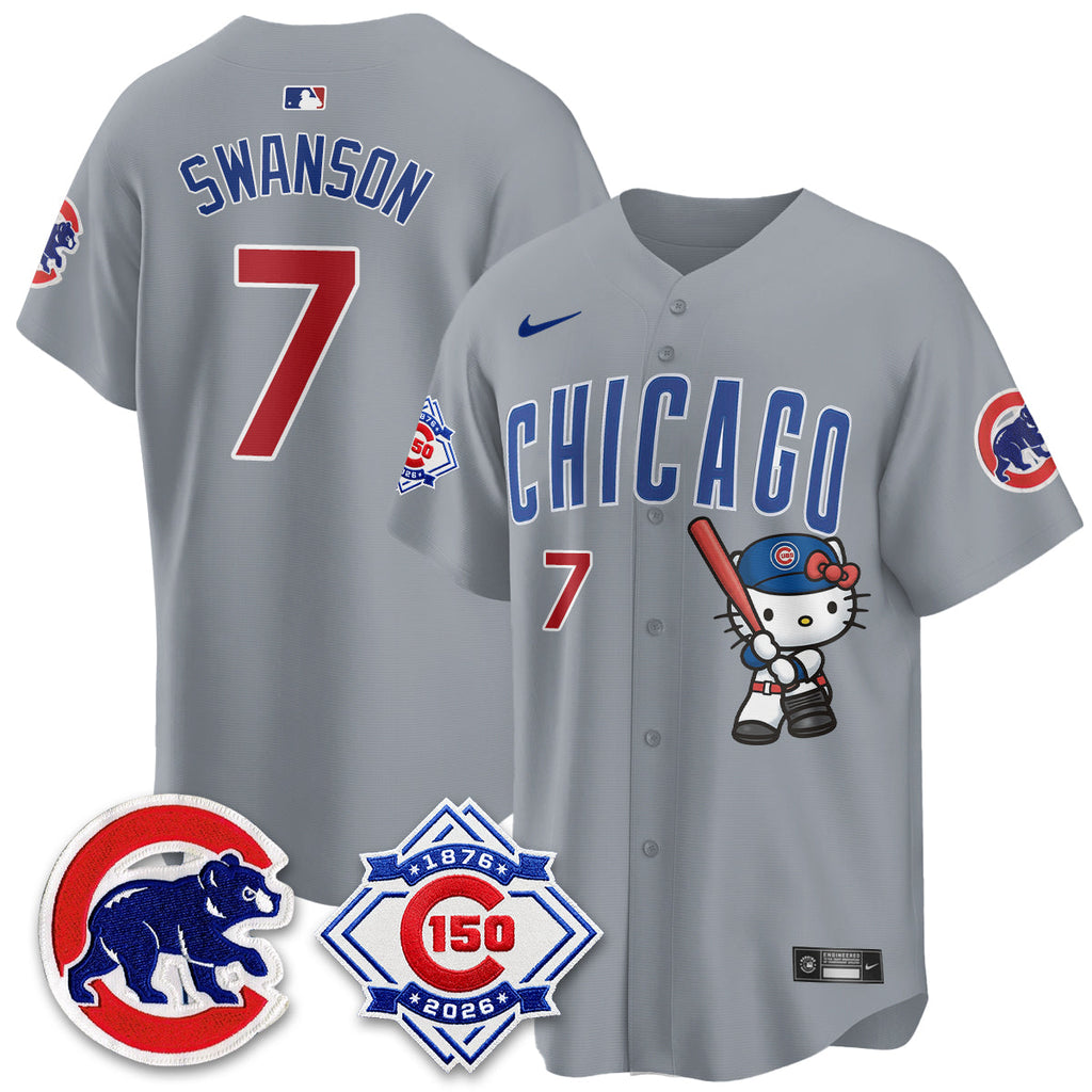 Chicago Cubs x Meow KT Vapor Premier Limited Jersey - All Stitched