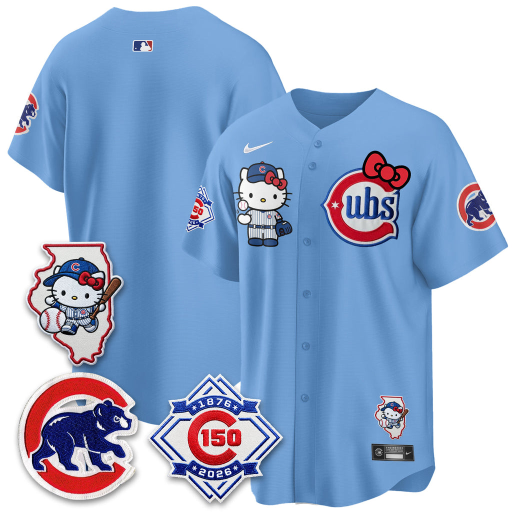 Chicago Cubs x Meow KT Vapor Premier Limited Jersey - All Stitched V2