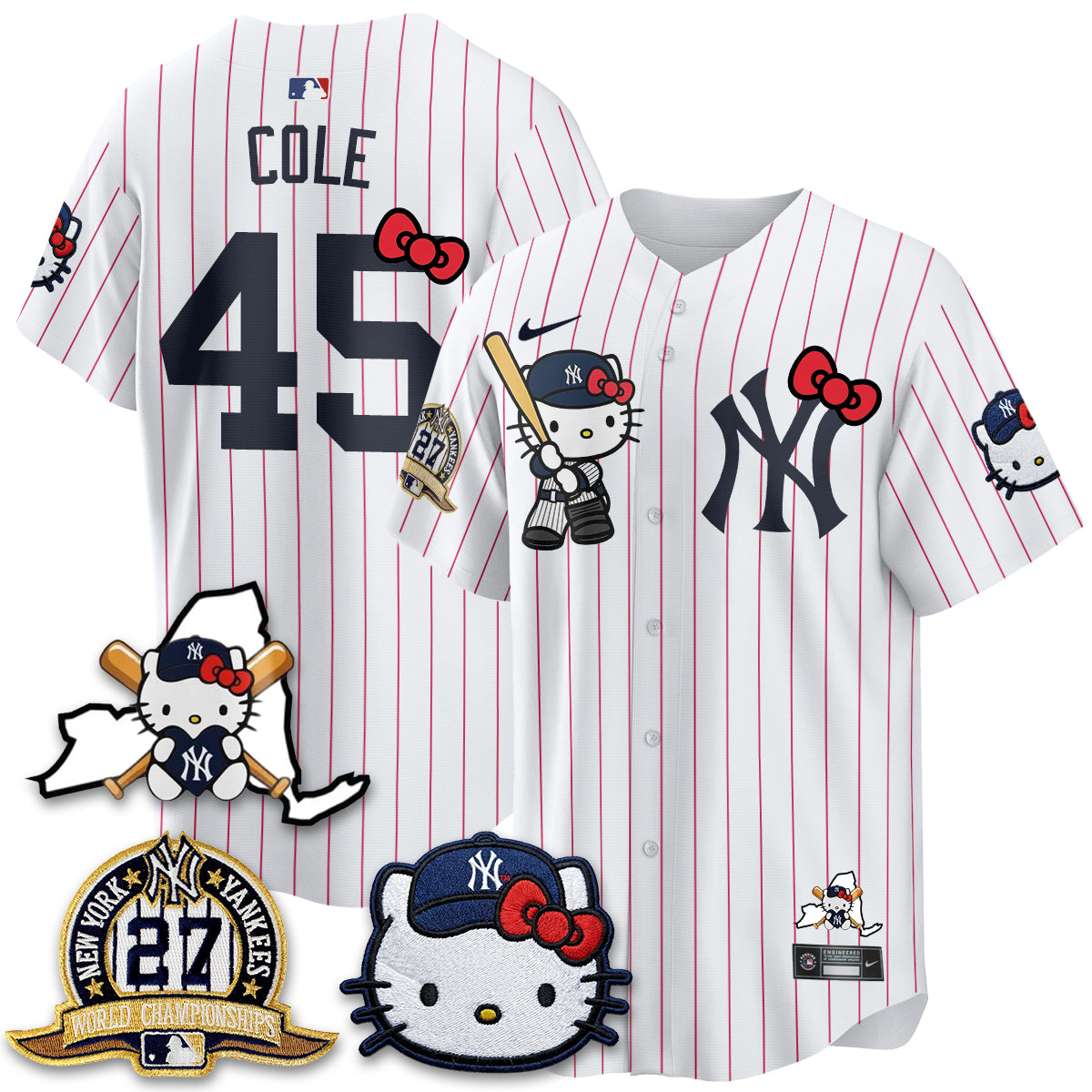 New York Yankees Meow KT 2026 Vapor Limited Jersey - All Stitched