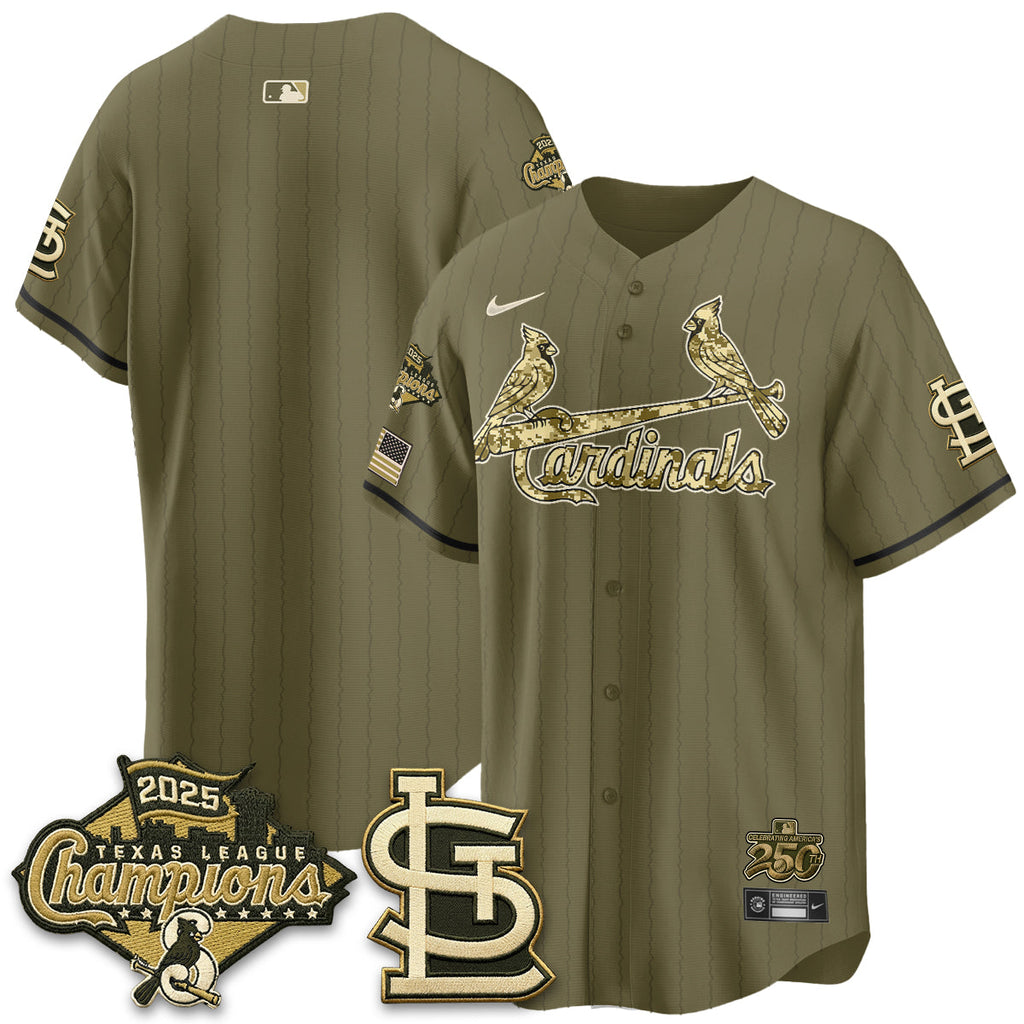 St. Louis Cardinals 2026 Armed Forces Day Jersey - All Stitched